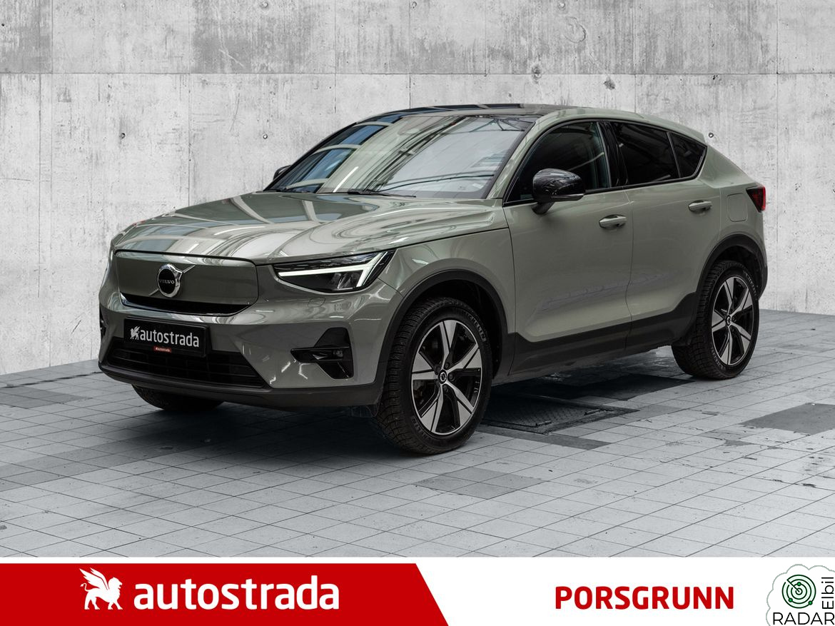 VOLVO C40 Twin Plus 408 hk, H.Feste, Glasstak, El.sete, Navi, ++
