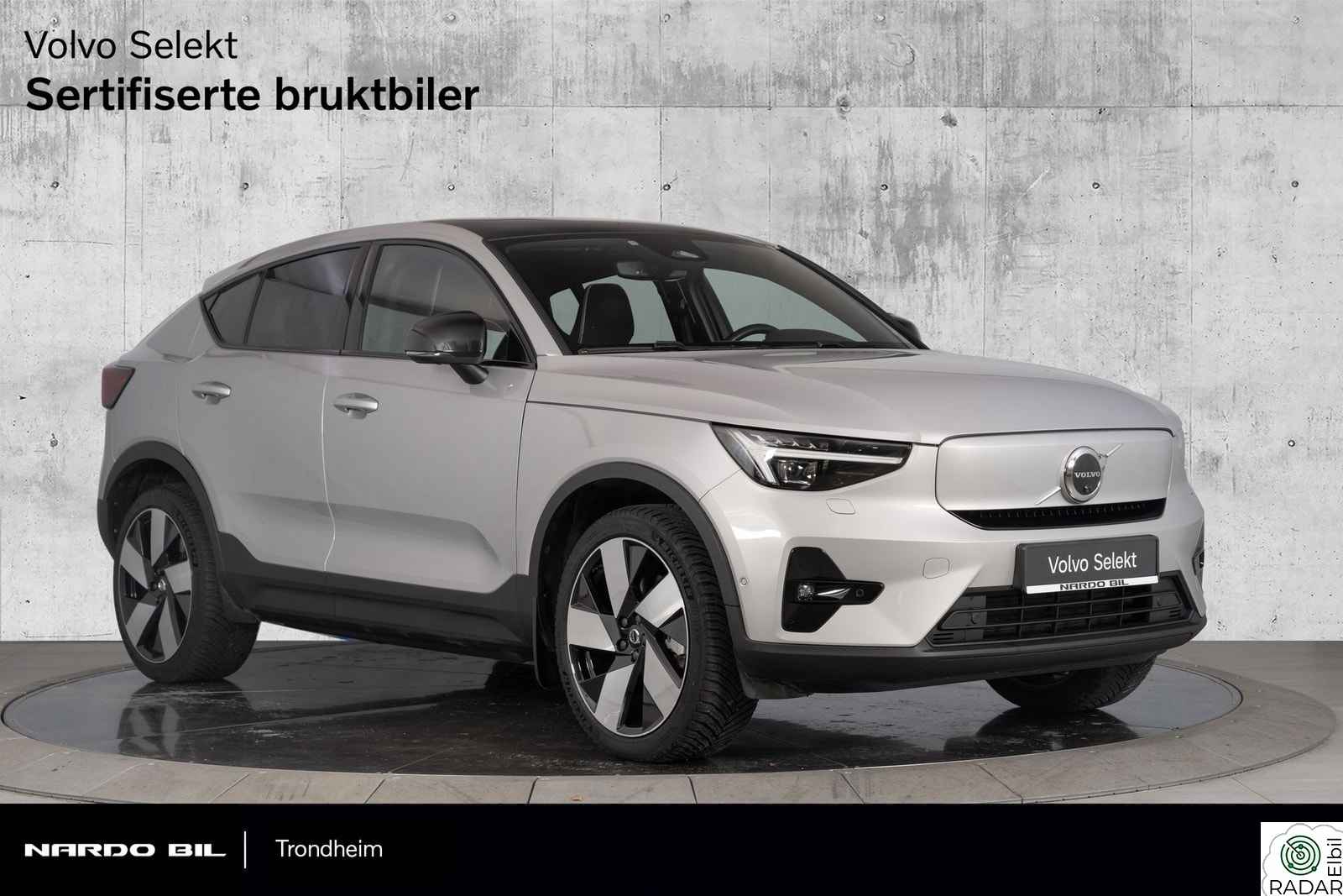 VOLVO C40 408 hk Ultimate. Krok/Pixel/Varmepumpe/Adaptiv CC