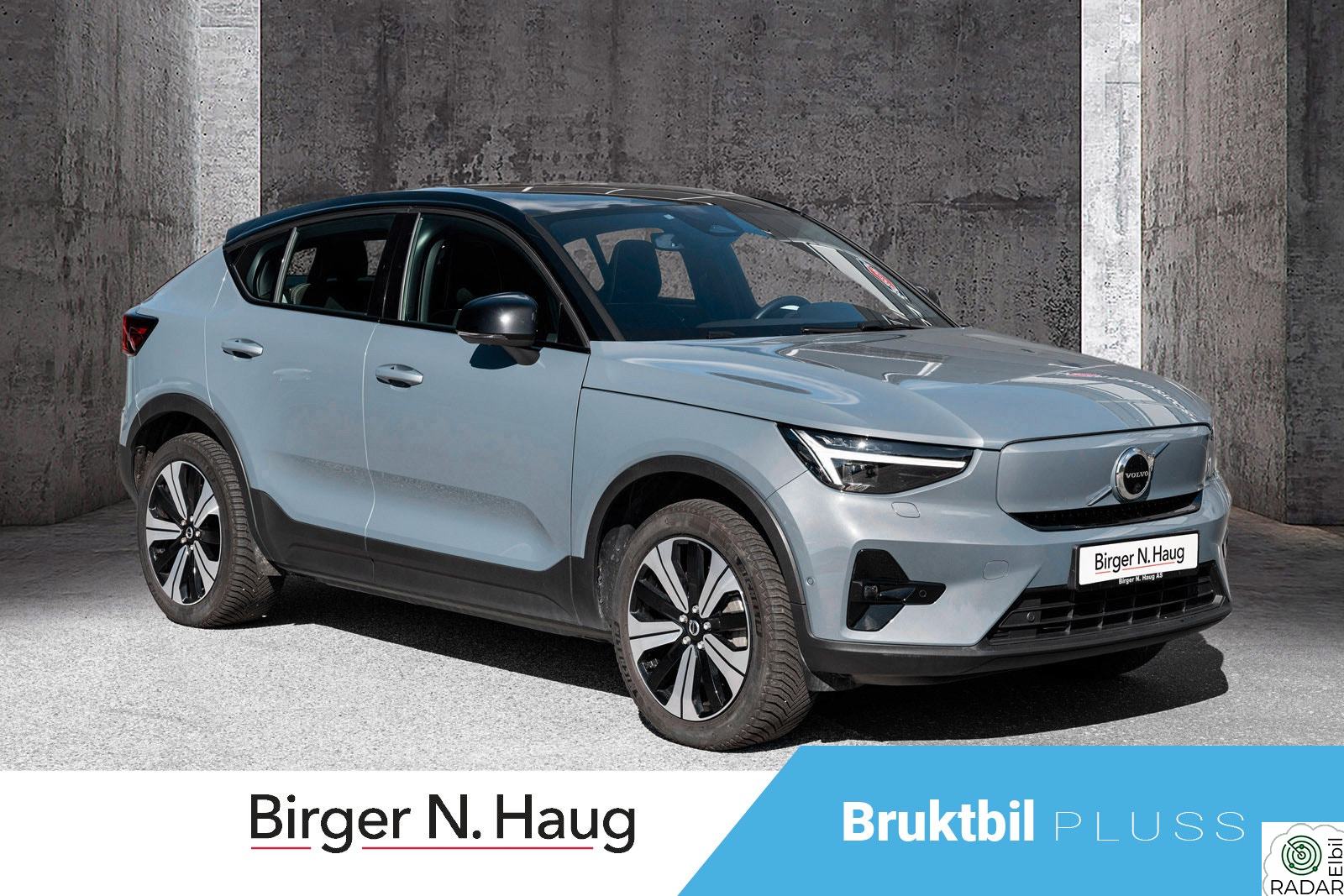VOLVO C40 Recharge Twin AWD Pro Velholdt bil med mye utstyr