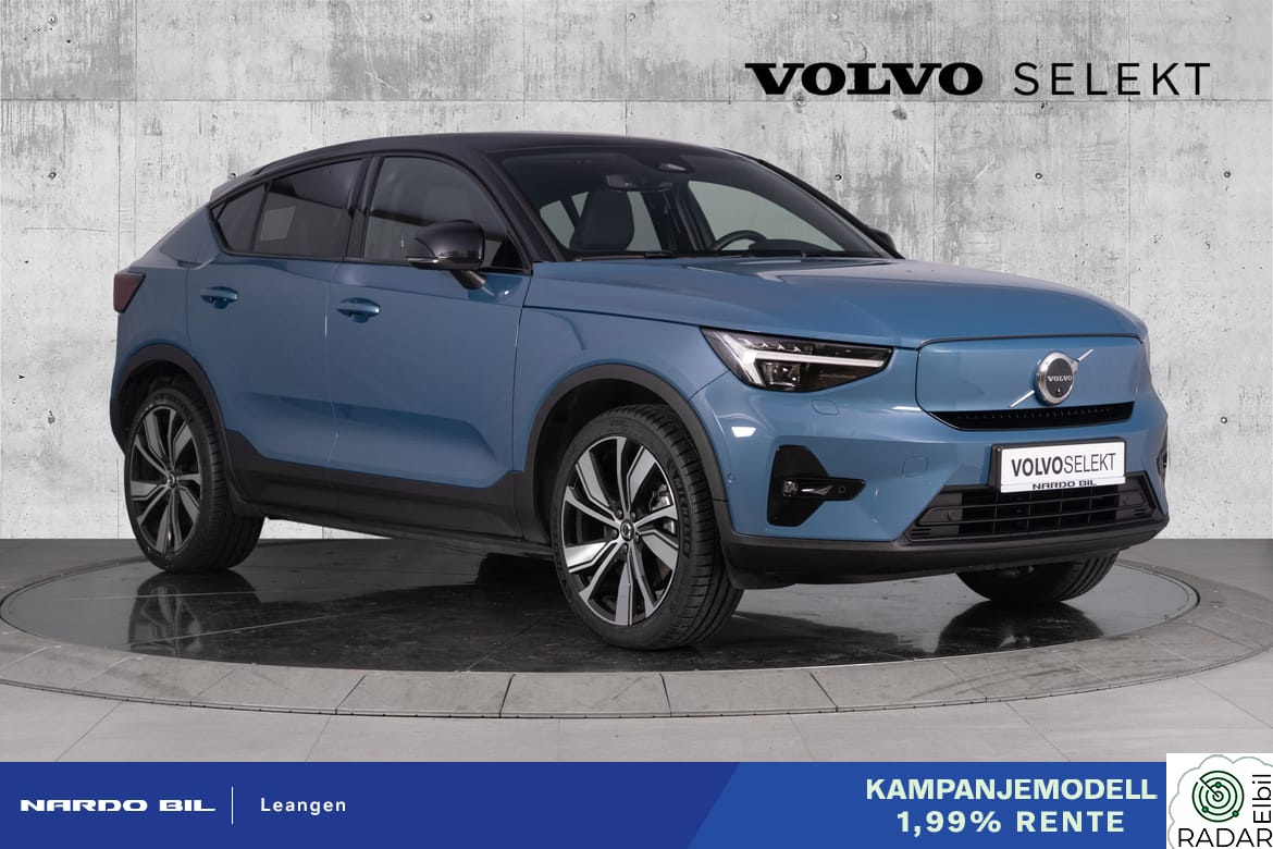 VOLVO C40 Twin Pro. Kampanje fra kun 1,99% rente!