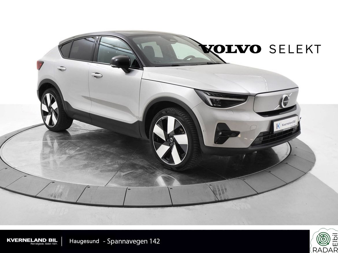 VOLVO C40 PRO/AWD/408HK/Hengerfeste/Pixellys/360g.k/Varmepumpe