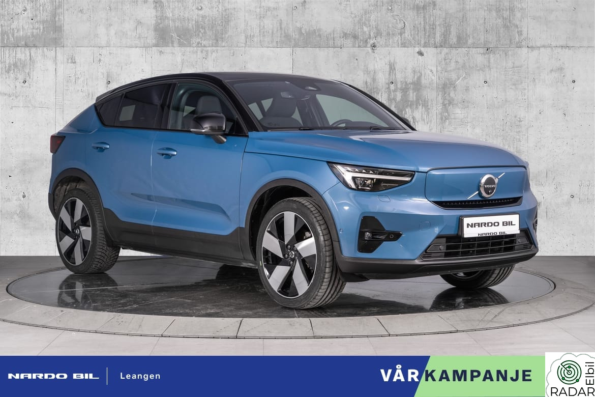 VOLVO C40 408HK PRO. endelig VÅRKAMPANJE med Rente fra kun 2,99%