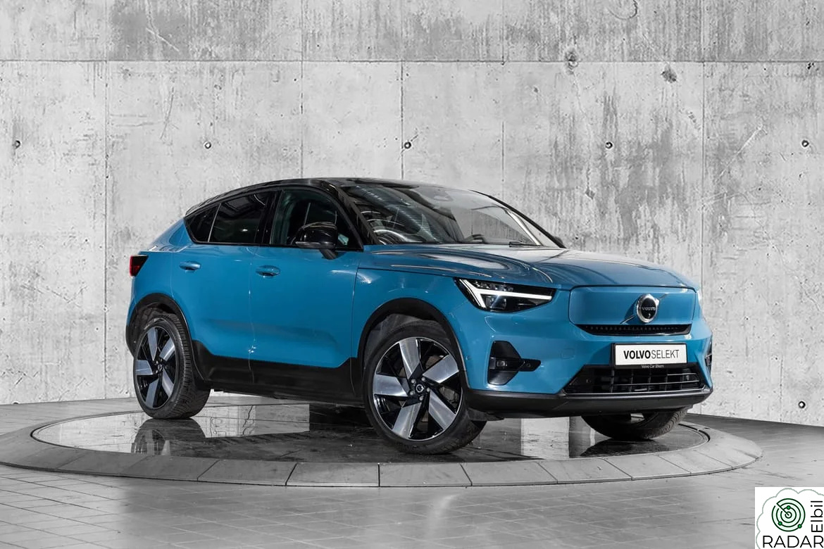 VOLVO C40 Recharge Twin PRO 408Hk. Topputstyrt!