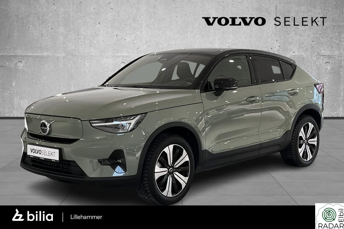 VOLVO C40 Twin Pro, 360kam, Google, Harman&Kardon, Velholdt!