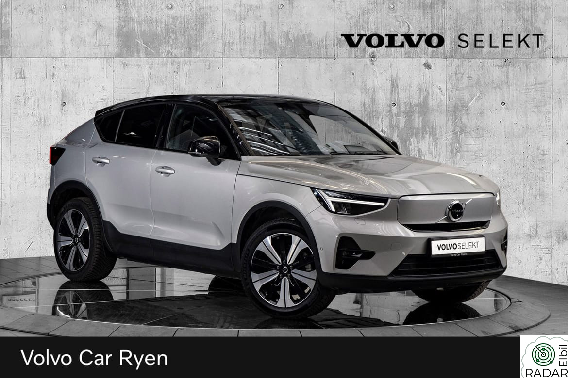 VOLVO C40 Recharge Twin Pro 408Hk. Lav km!
