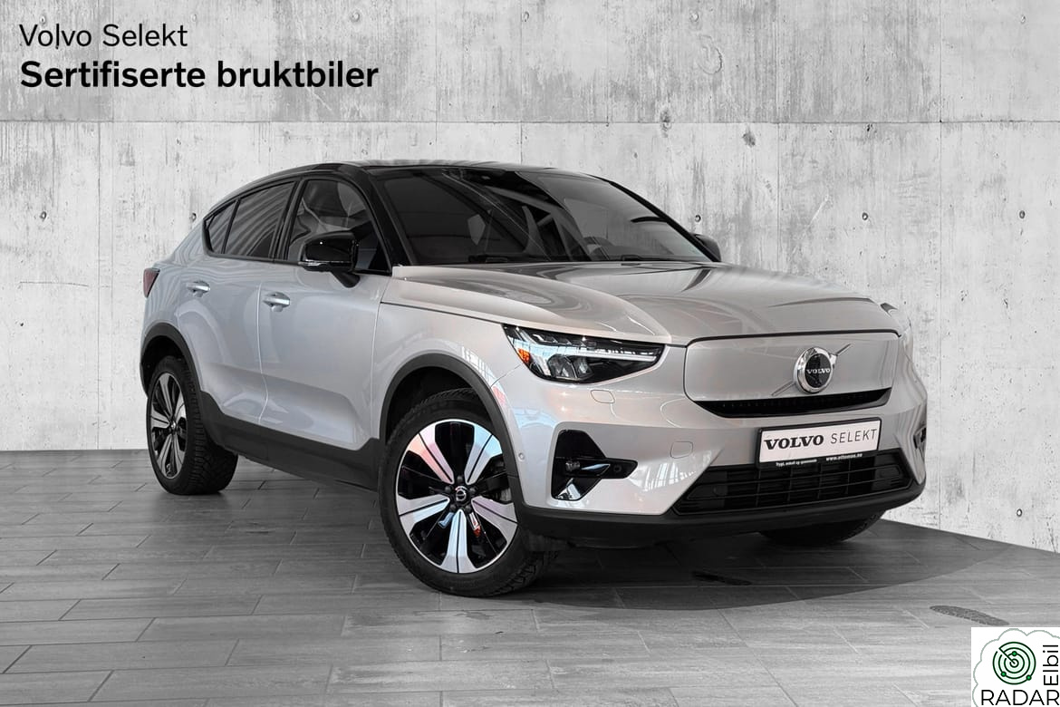 VOLVO C40 Twin Pro | 360 Kamera |  H.Feste | 20" Sommerhjul
