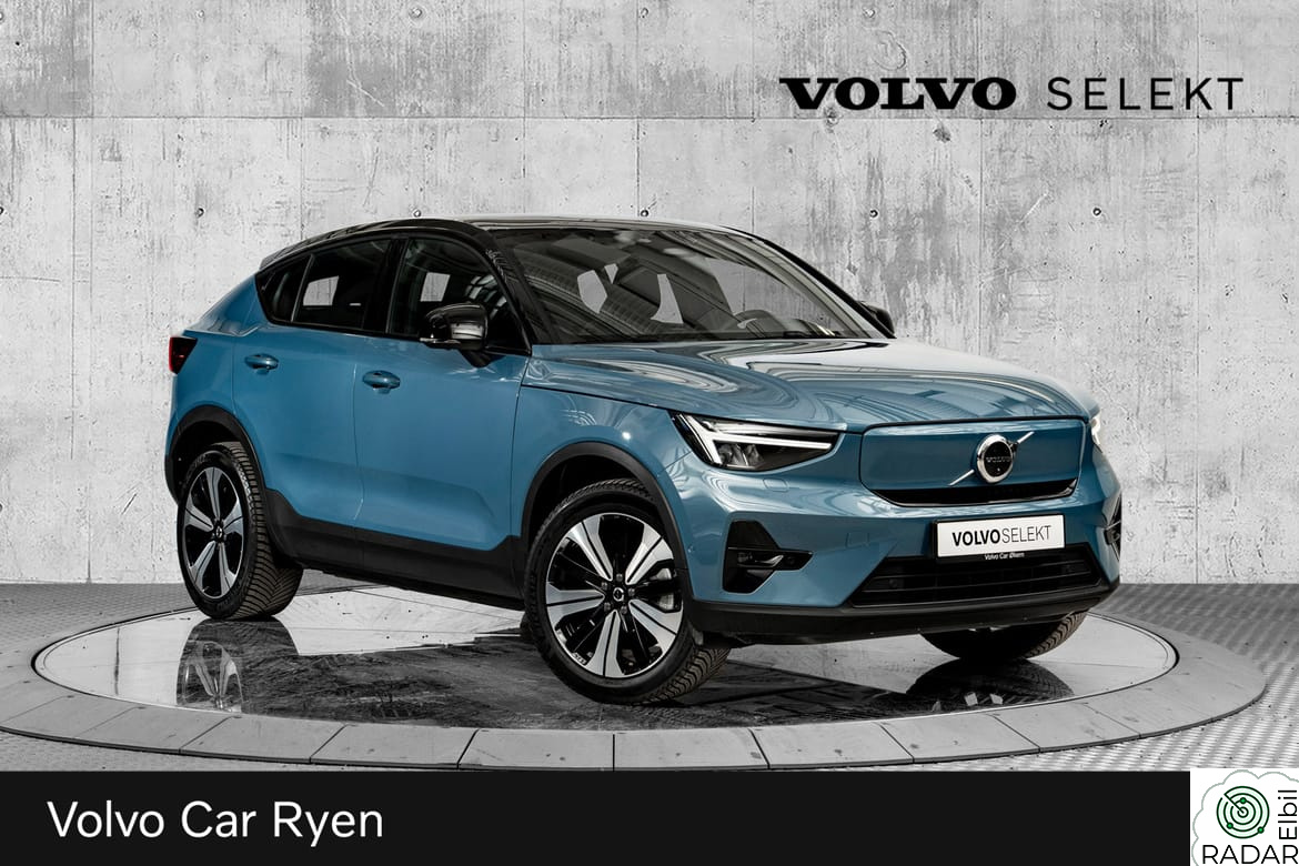VOLVO C40 Recharge Twin Pro 408Hk. Unik!