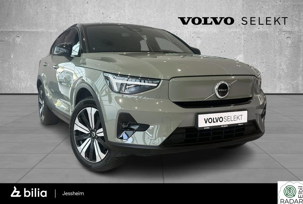 VOLVO C40 408Hk AWD PRO, 360* Kamera, Glasstak, Hengerfeste, H/K