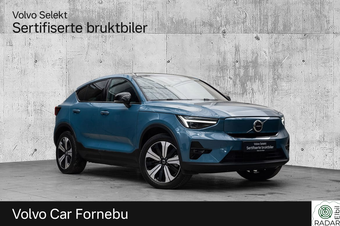 VOLVO C40 El. Twin Ultimate 408Hk. Topputstyrt!