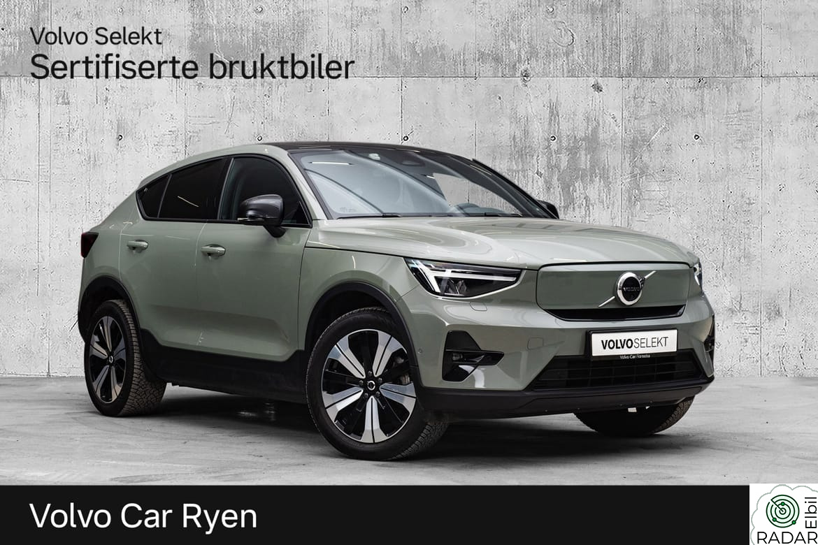 VOLVO C40 El. Twin Ultimate 408Hk. Velutstyrt!