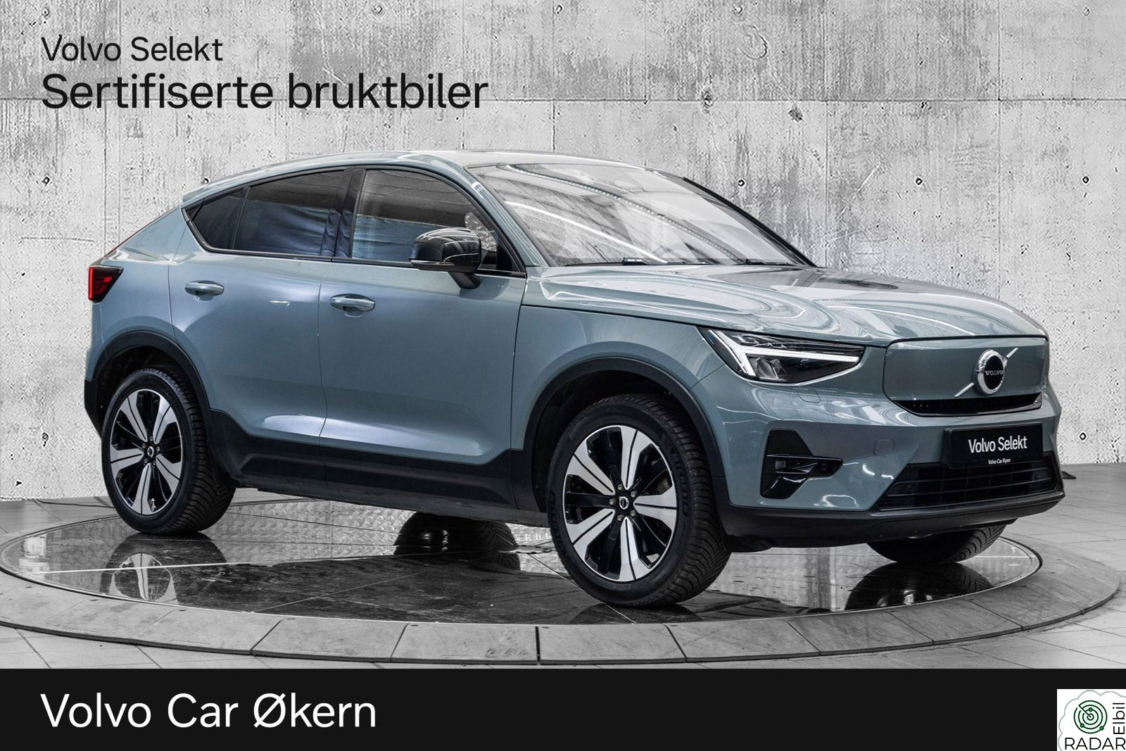 VOLVO C40 Twin Plus AWD | Panoramasoltak Varmepumpe
