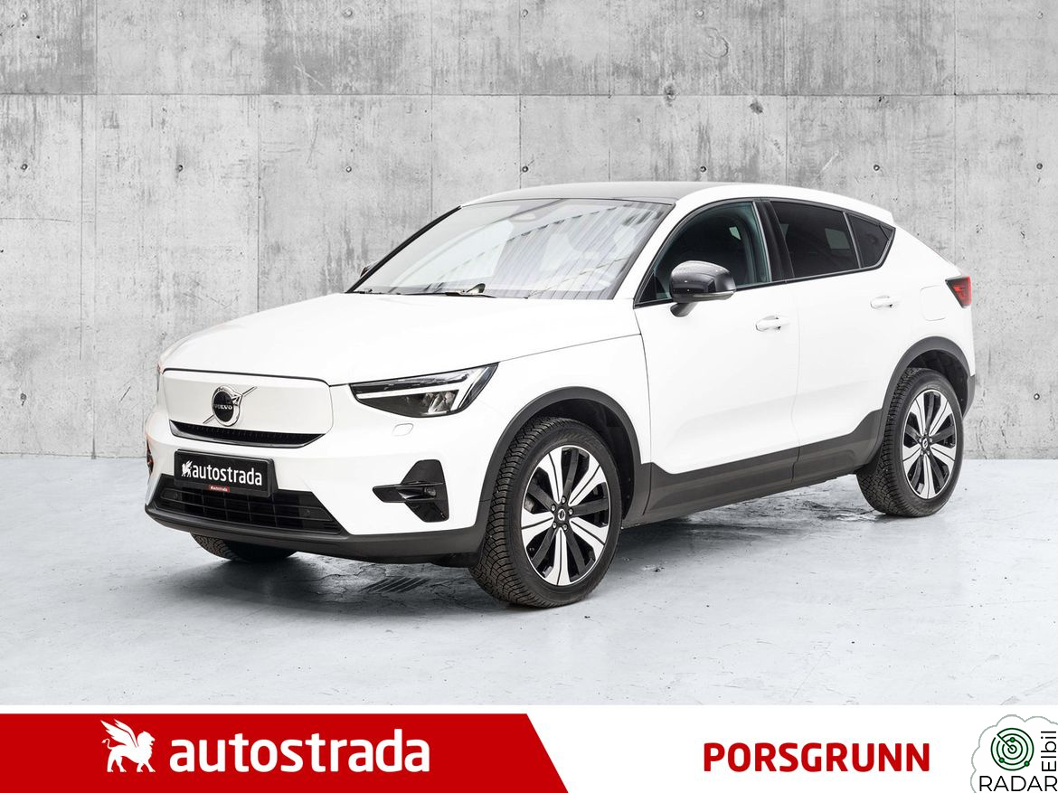 VOLVO C40 Plus, Panorama glasstak, Nav, Kamera, El.fører sete