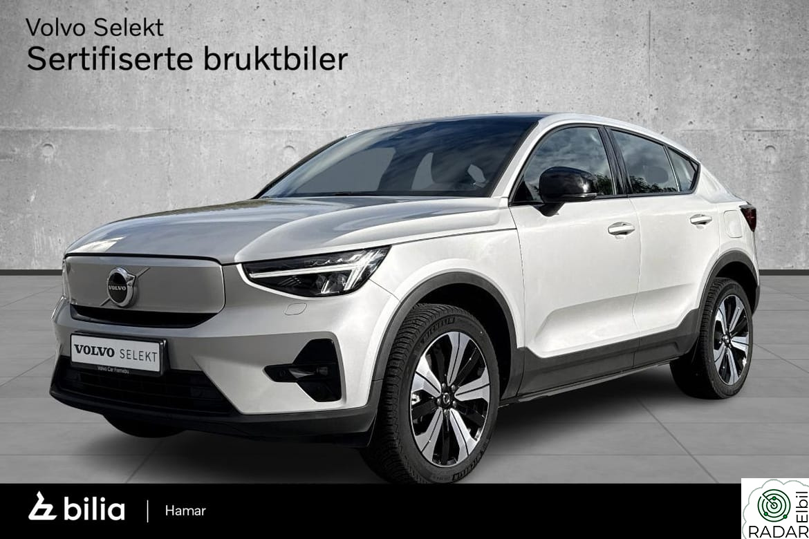 VOLVO C40 Recharge Plus, Pixel lys, varmepumpe, panorama ++