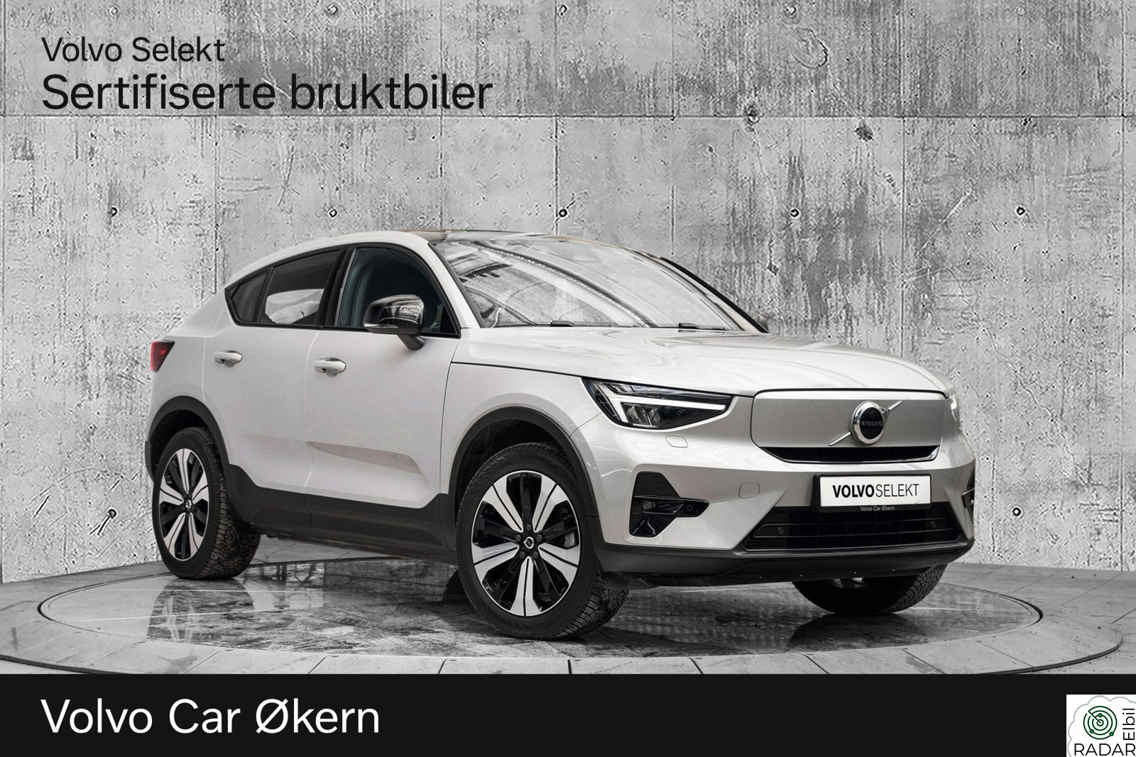 VOLVO C40 El. Single Motor Plus 231Hk. Velutstyrt!