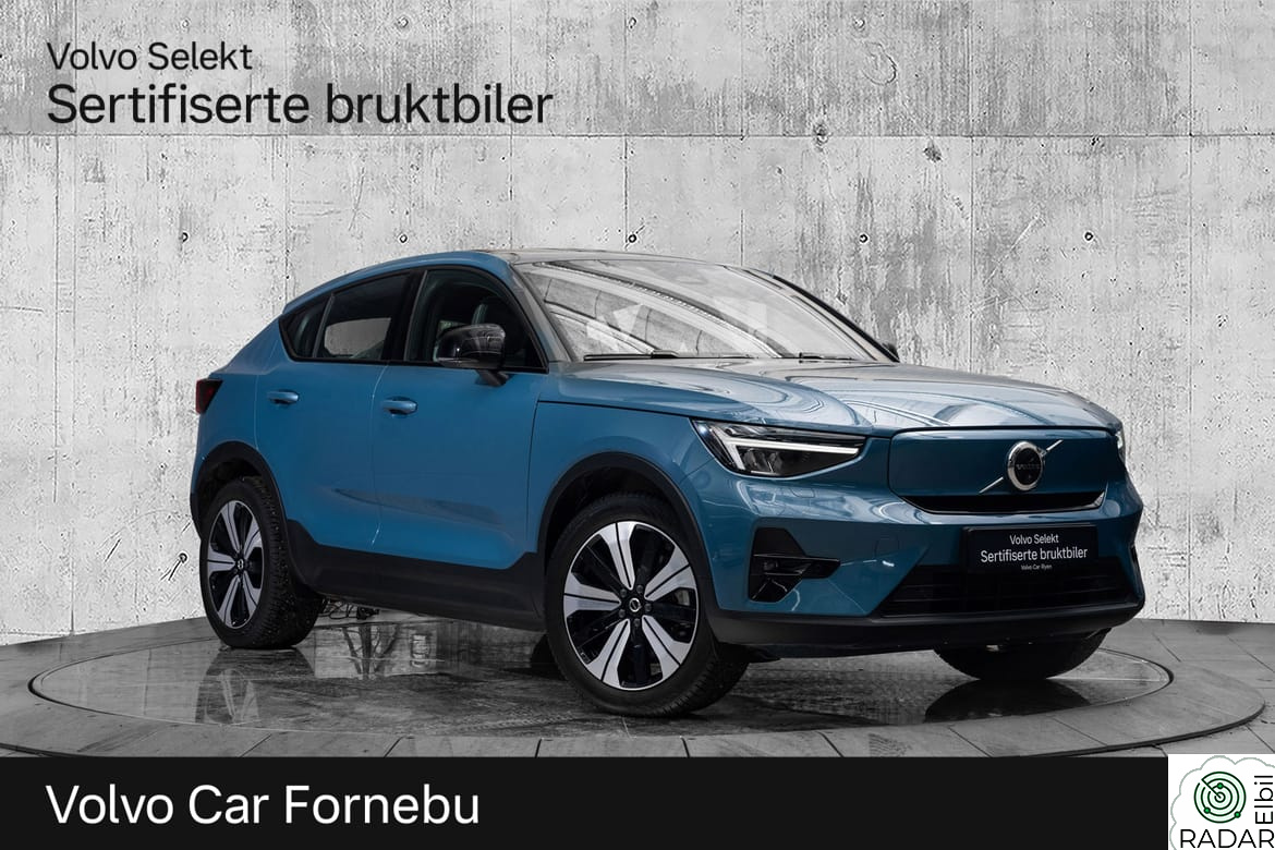 VOLVO C40 Ultimate 360Kamera Varmepumpe Panoramaglasstak