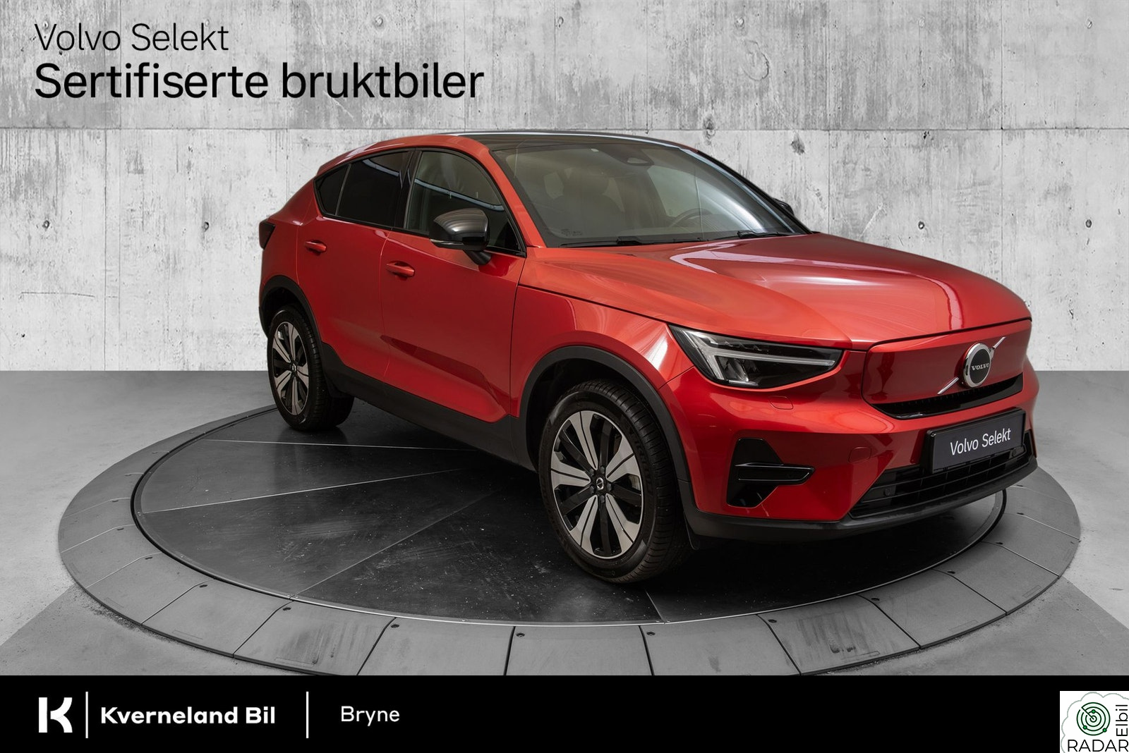 VOLVO C40 Recharge Core Cruisecontroll/Ryggekamera/Vinterhjul/DAB