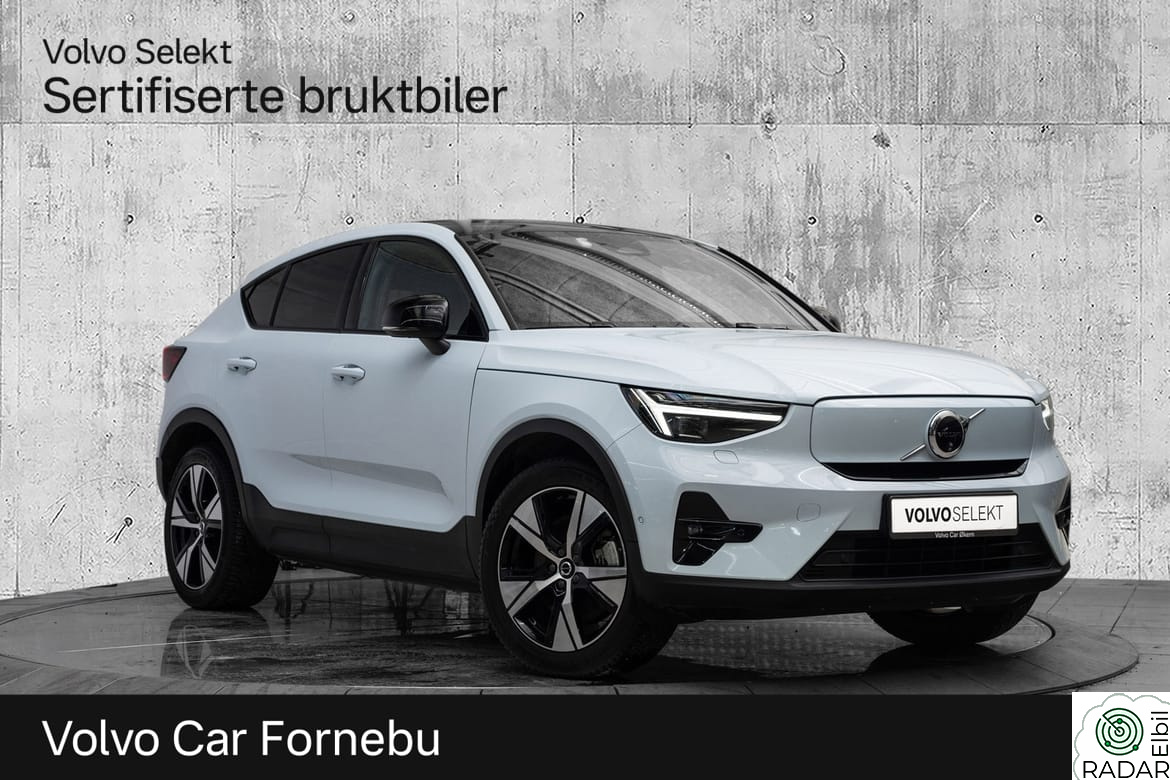 VOLVO C40 Extended Range Ultimate - Sjelden Farge! Pixel-LED 360