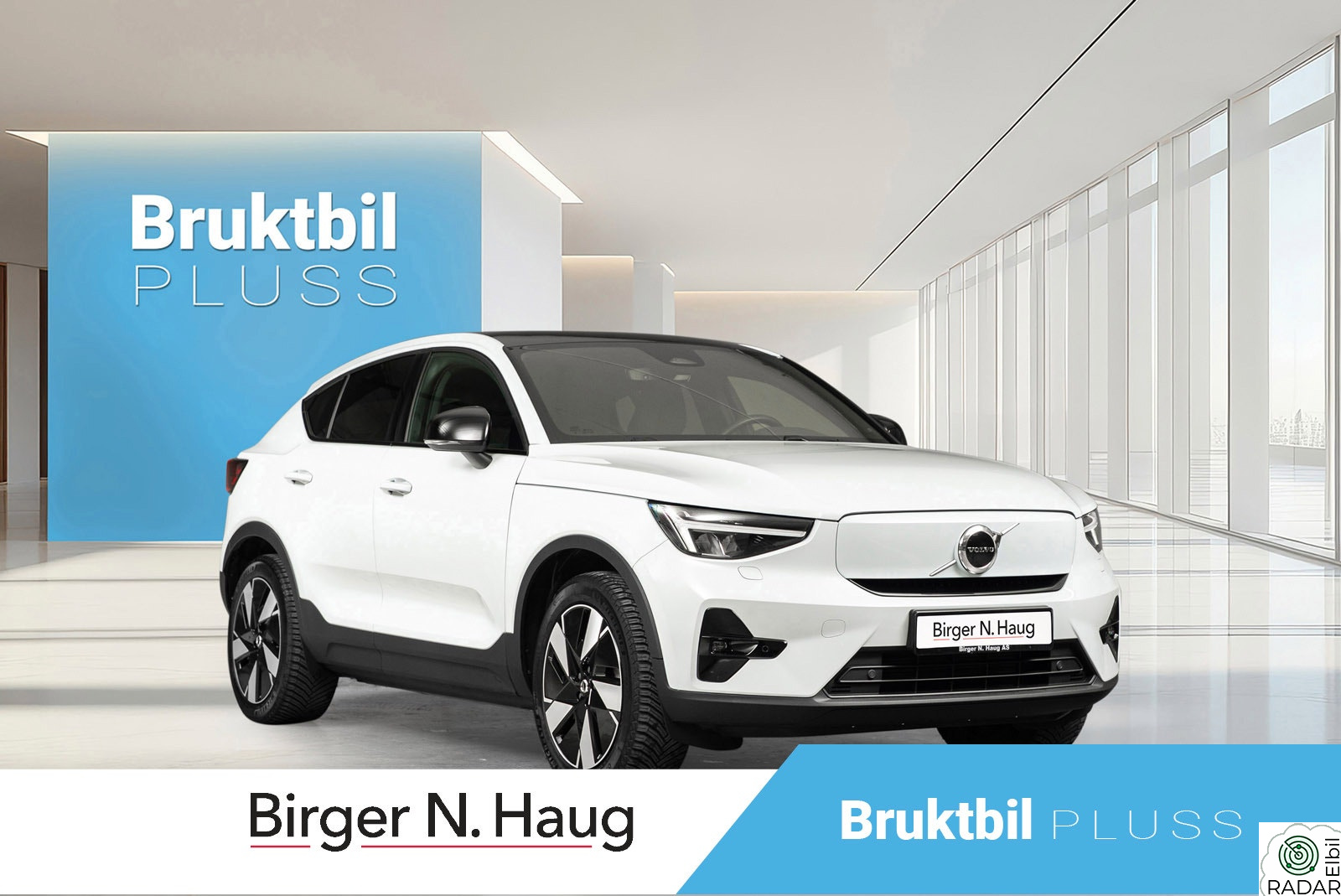 VOLVO C40 Recharge Twin 408hk AWD Plus KROK/SOLTAK/MEMMORY/R.KAM