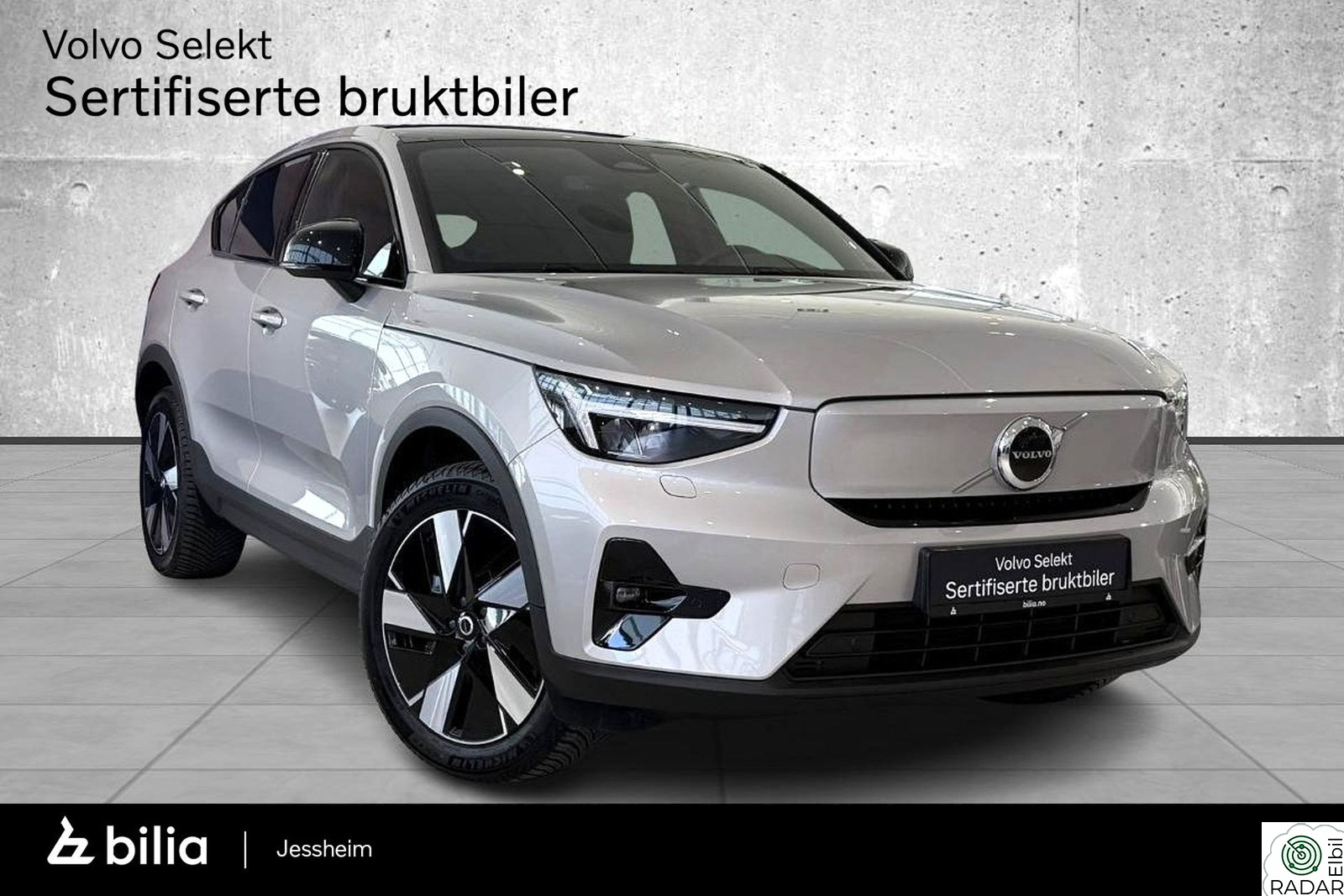 VOLVO C40 AWD 408Hk Plus, H.Feste, Varmepumpe, Panorama, App