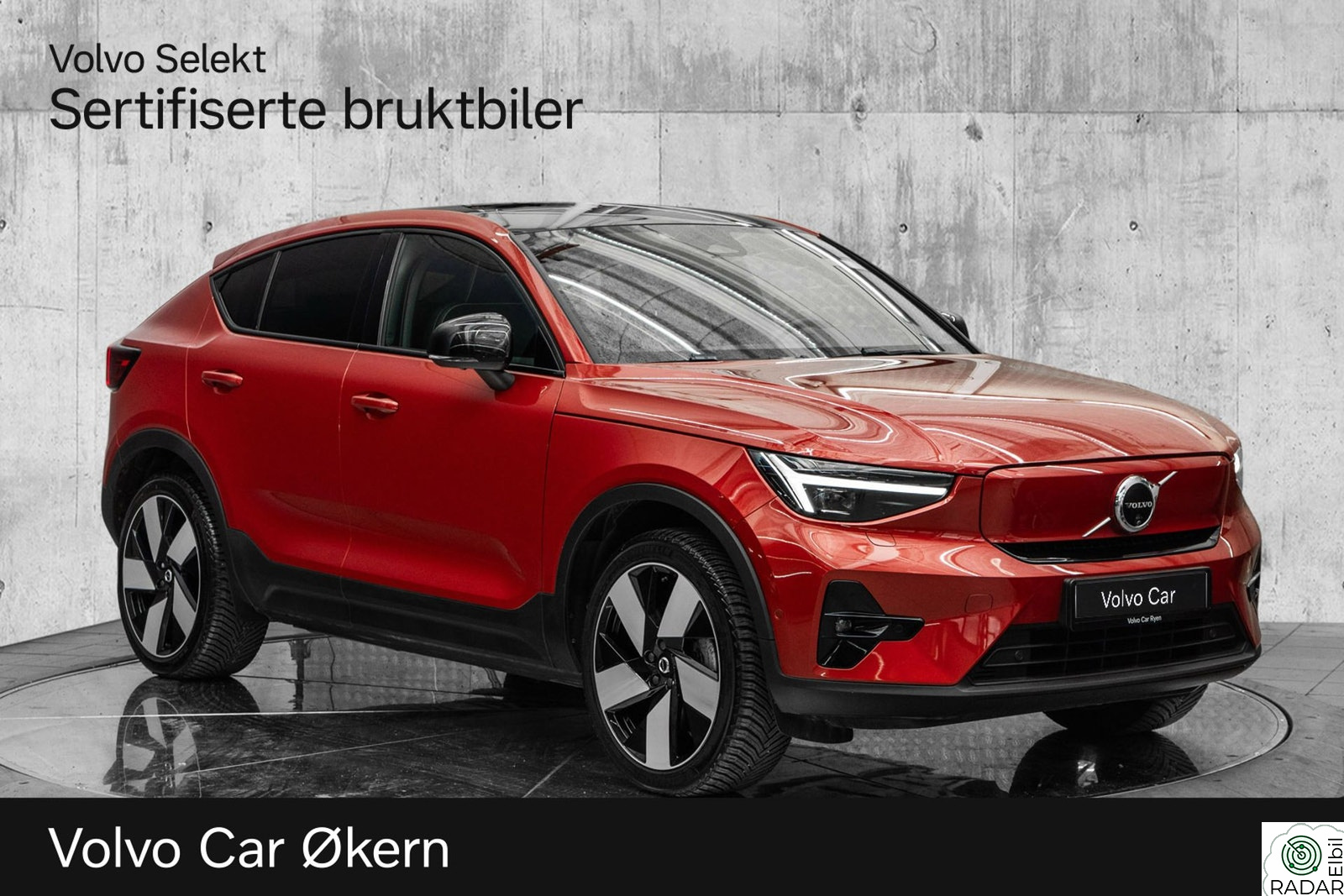 VOLVO C40 El. Twin Ultimate 408Hk. Topputstyrt!
