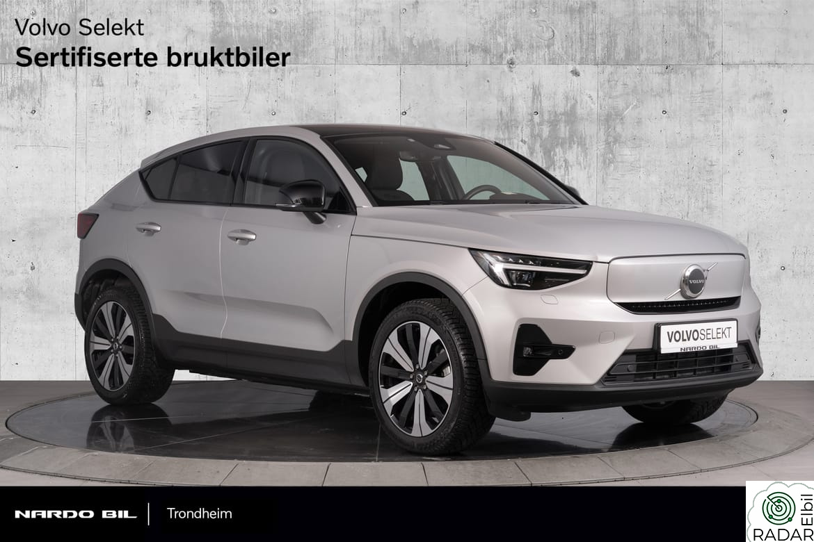 VOLVO C40 408 hk Plus. Piksel LED/Krok/Varmepumpe/Soltak/VOC