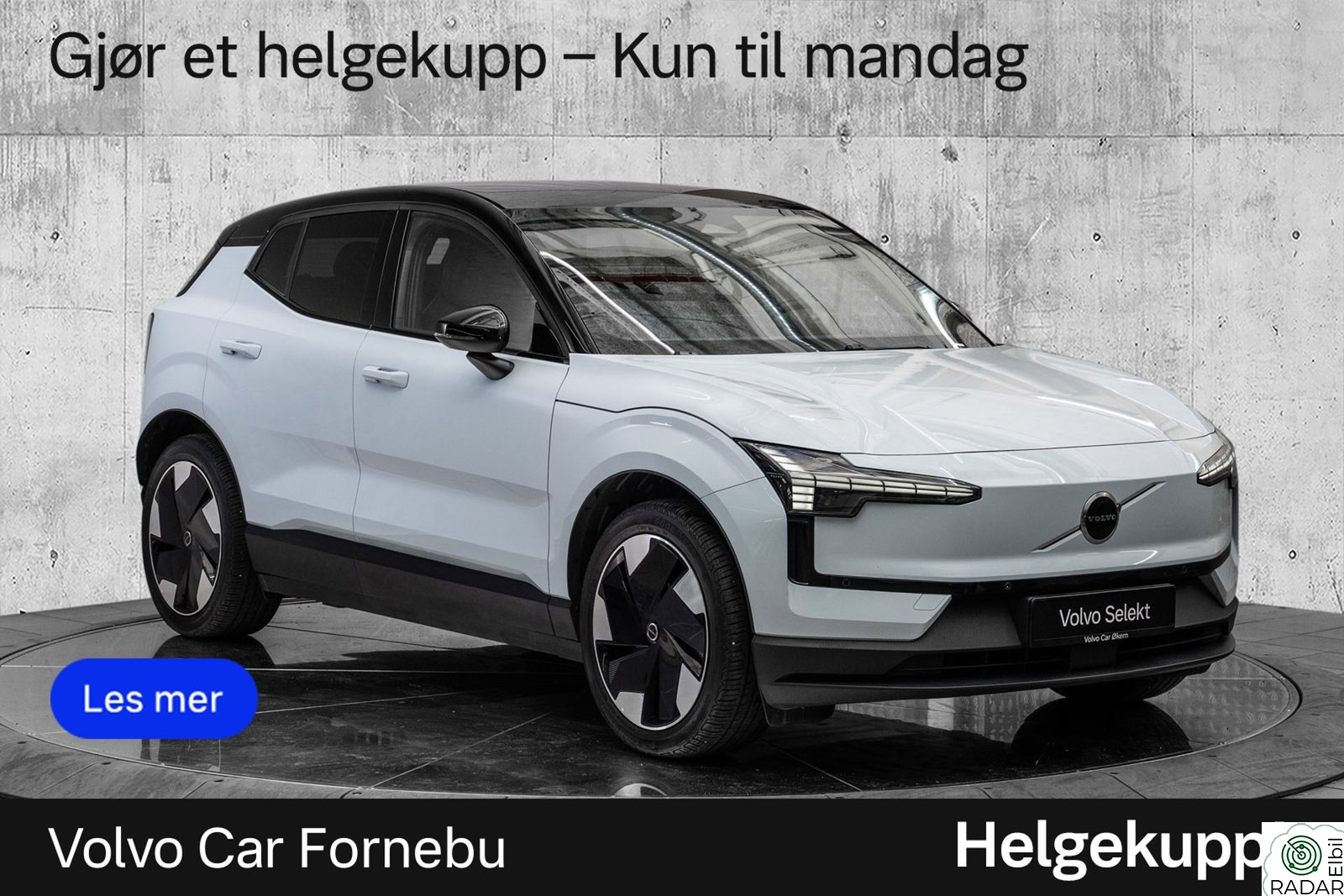 VOLVO EX30 Twin Motor Performance Plus AWD - Pent utstyrt!
