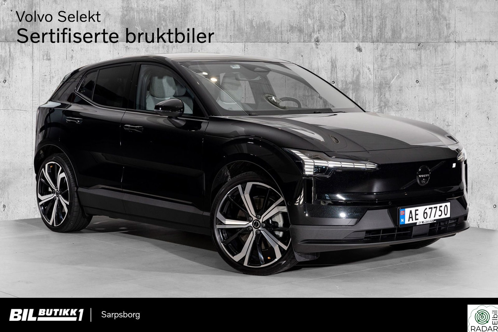 VOLVO EX30 Ullinteriør/21" alu/Varmepumpe