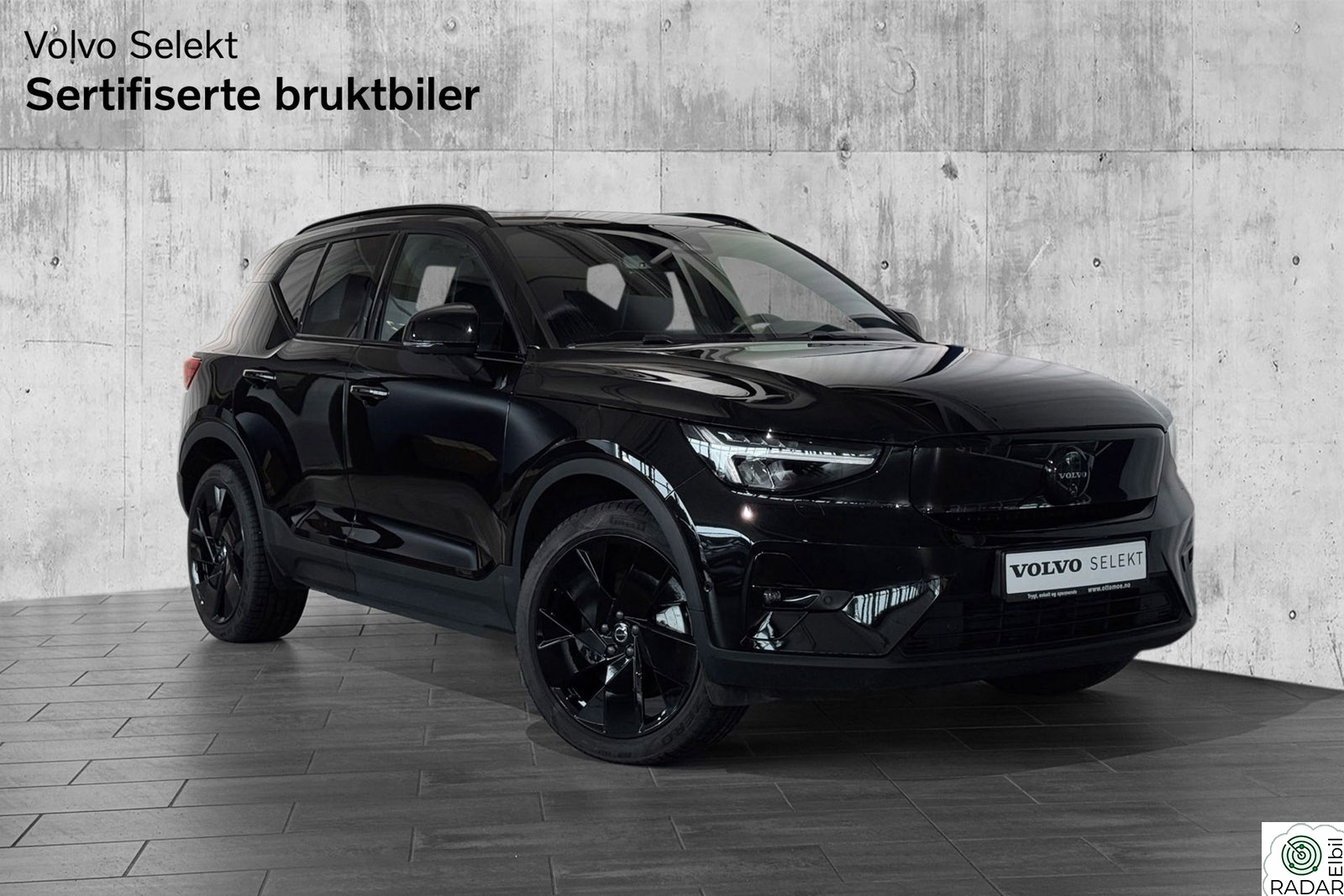 VOLVO EX40 Singel Motor Ultra 252hk Black Edition | H&K lyd |