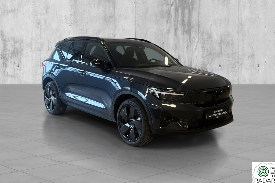VOLVO EX40 Black Edition Hengerfeste, pixel, tonde ruter++
