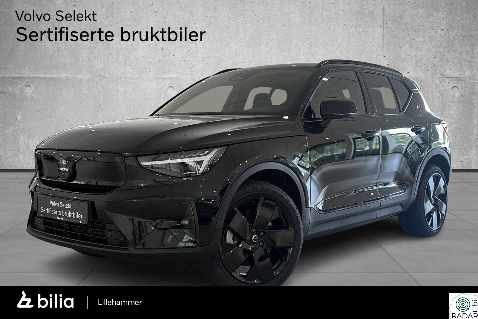 VOLVO EX40 Black Edition 4x4 m/hengerfeste