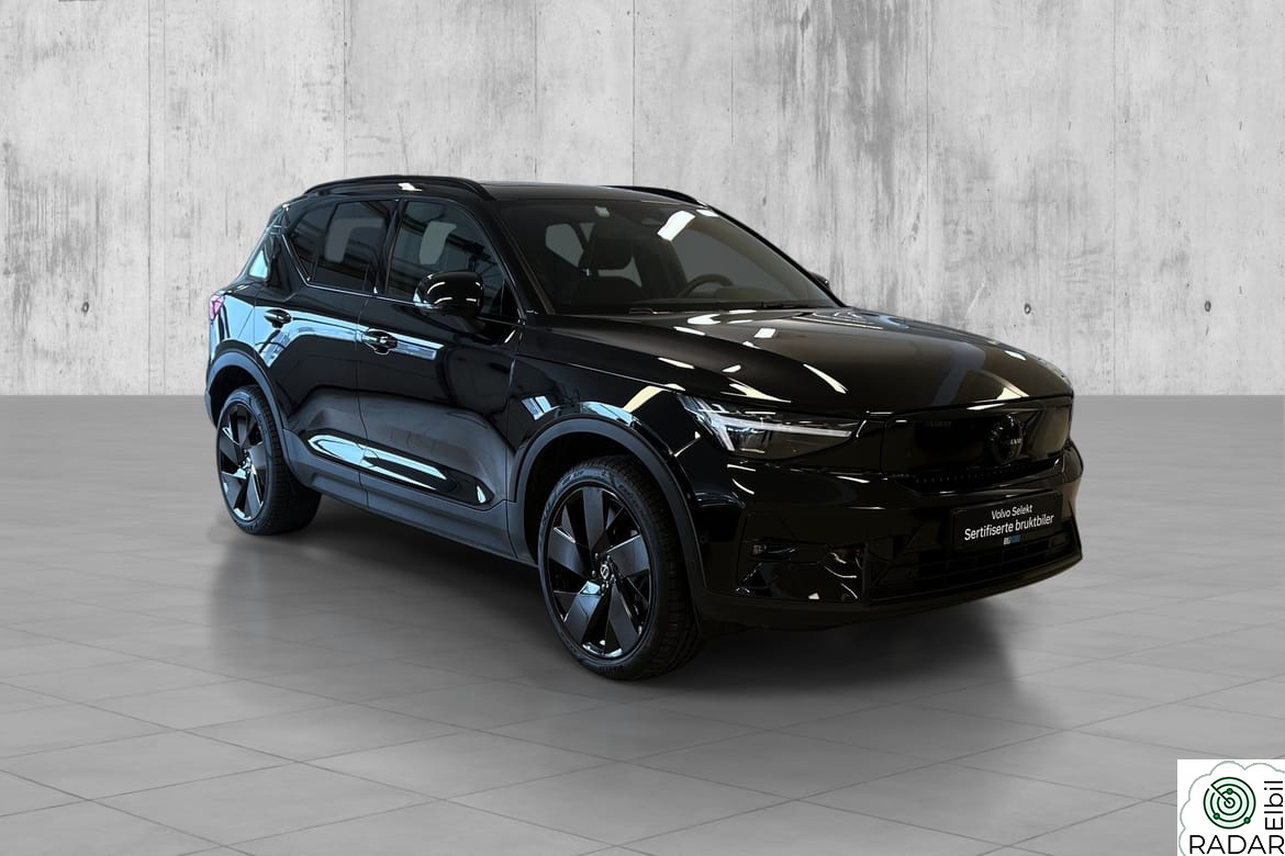 VOLVO EX40 Black Edition Hengerfeste, pixel, tonde ruter++