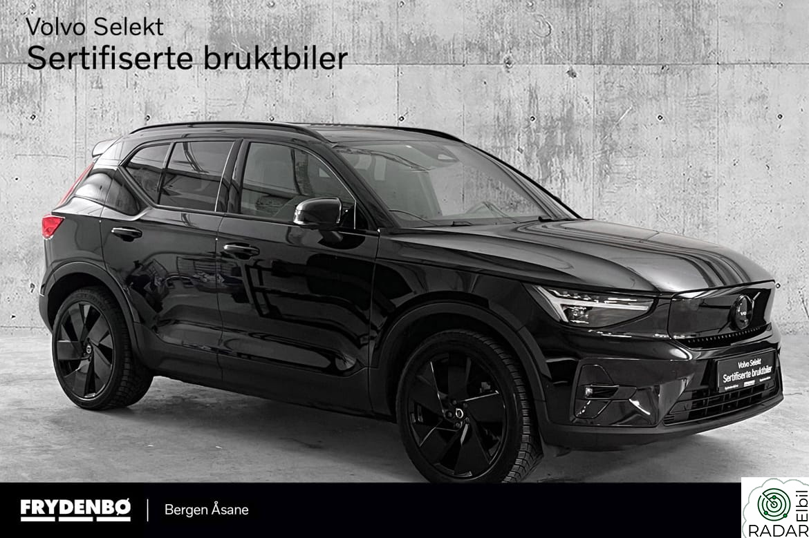 VOLVO EX40 Twin Perf Ultra Black Edition KROK|PIXEL|PANO|H&K