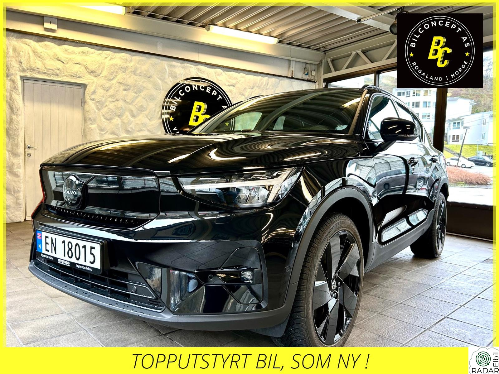 VOLVO EX40 Performance 442 HK AWD Ultra Black Edition/518 KM/Krok+