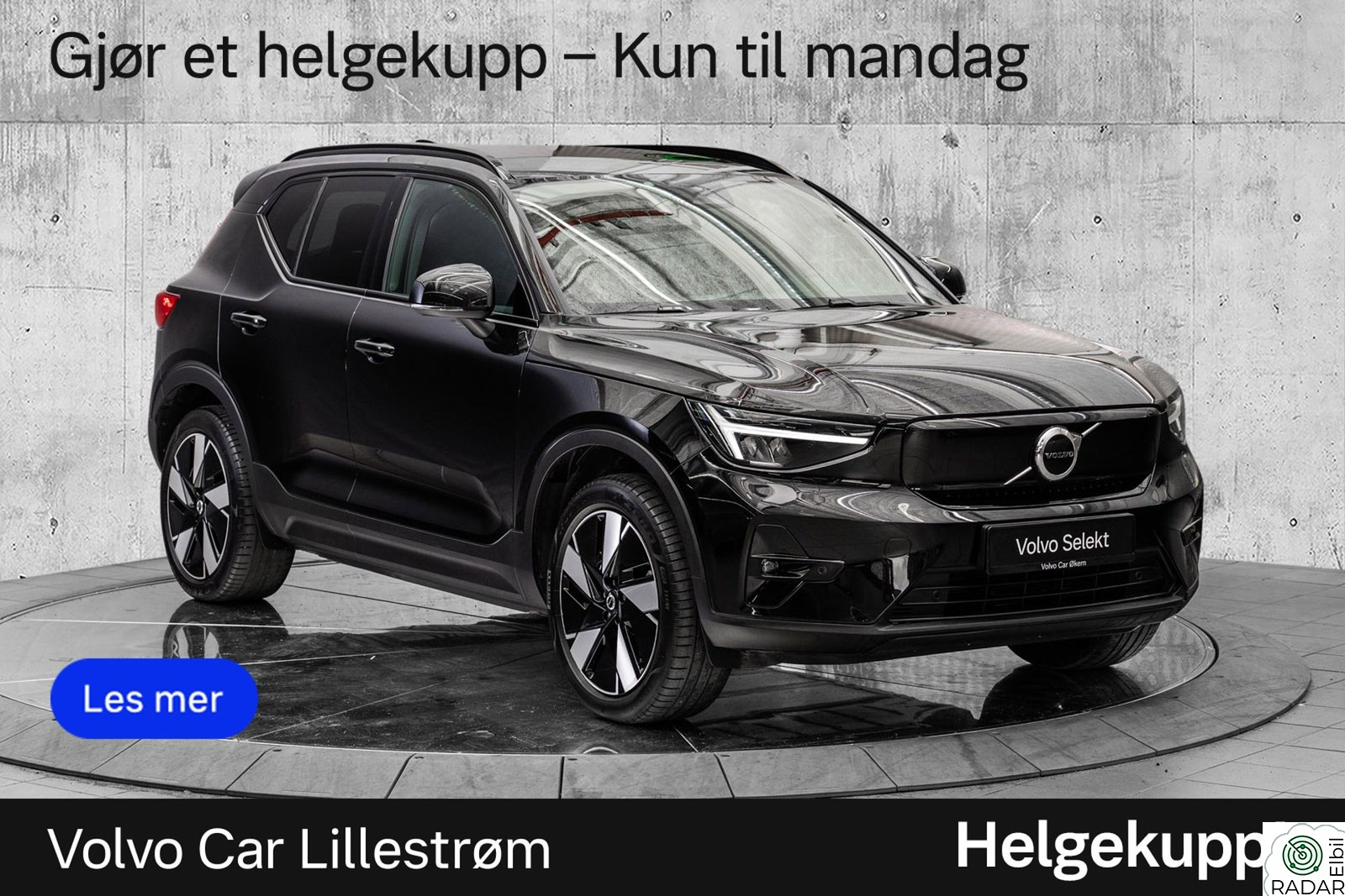 VOLVO EX40 Twin Performance Plus 442Hk. Hengerfeste!
