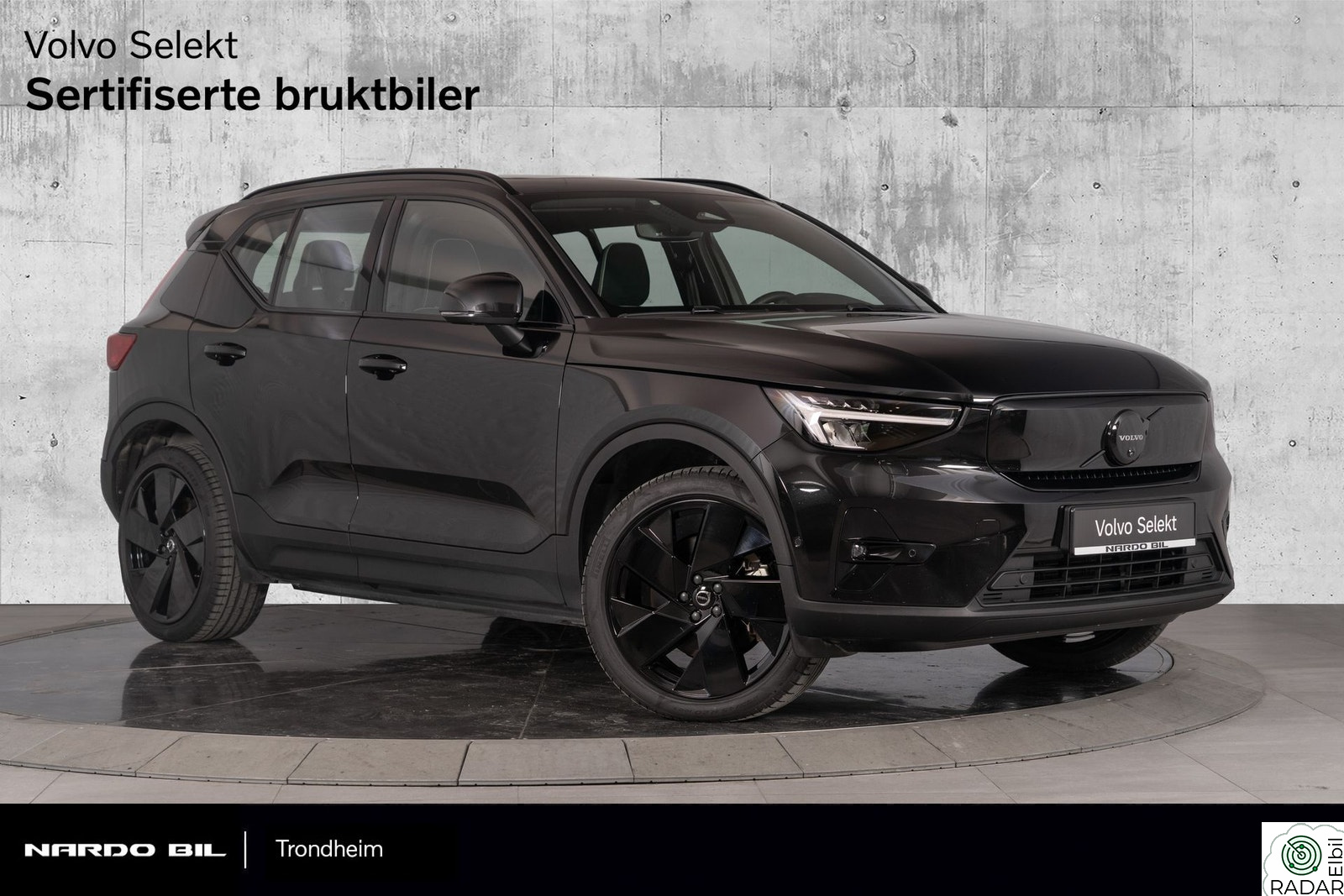 VOLVO EX40 Ultra Black Edt. Varmepumpe/360/Soltak/Harman Kardon