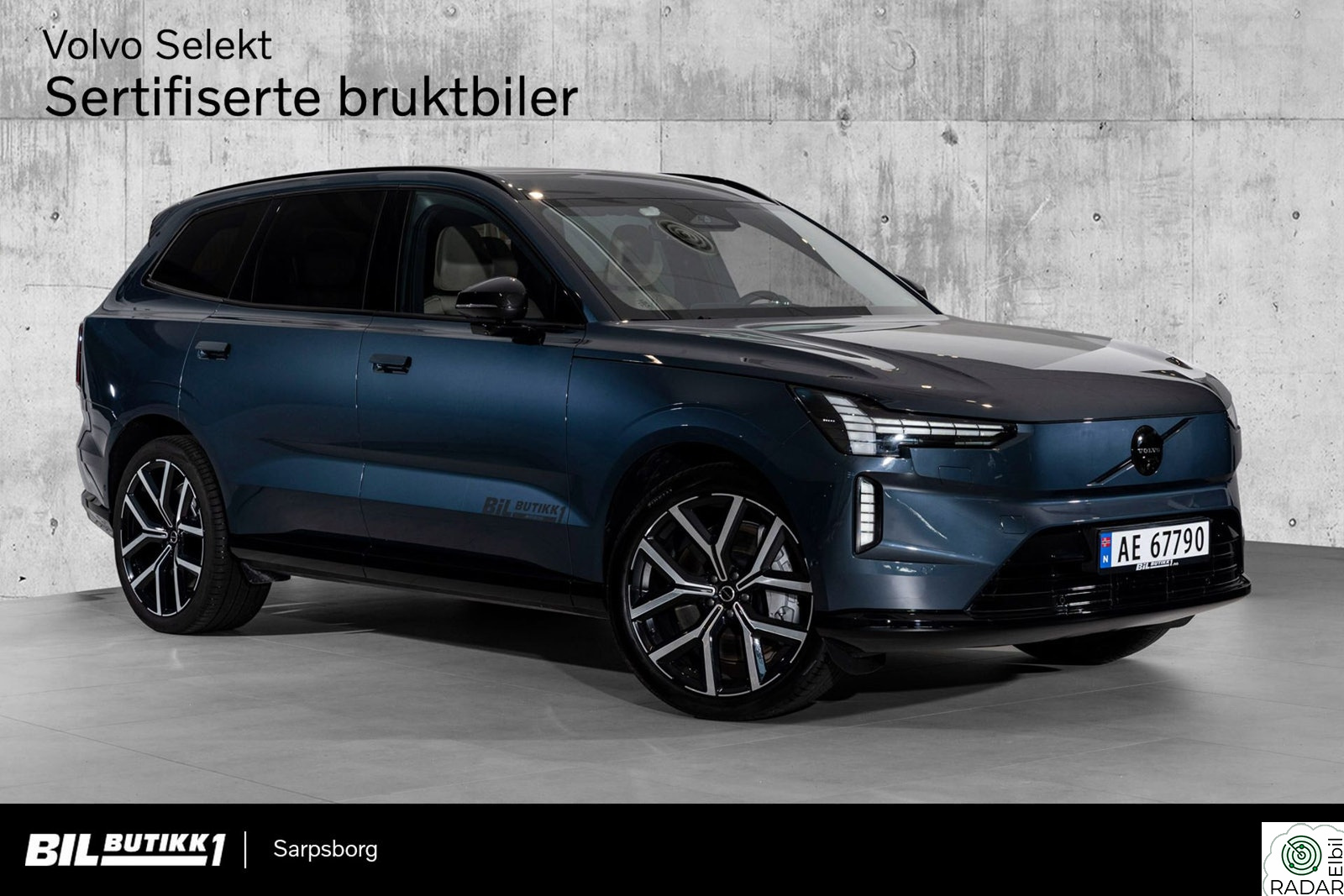 VOLVO EX90 Twin Performance Ultra - 6-seter/Massasje/B&W/H. feste