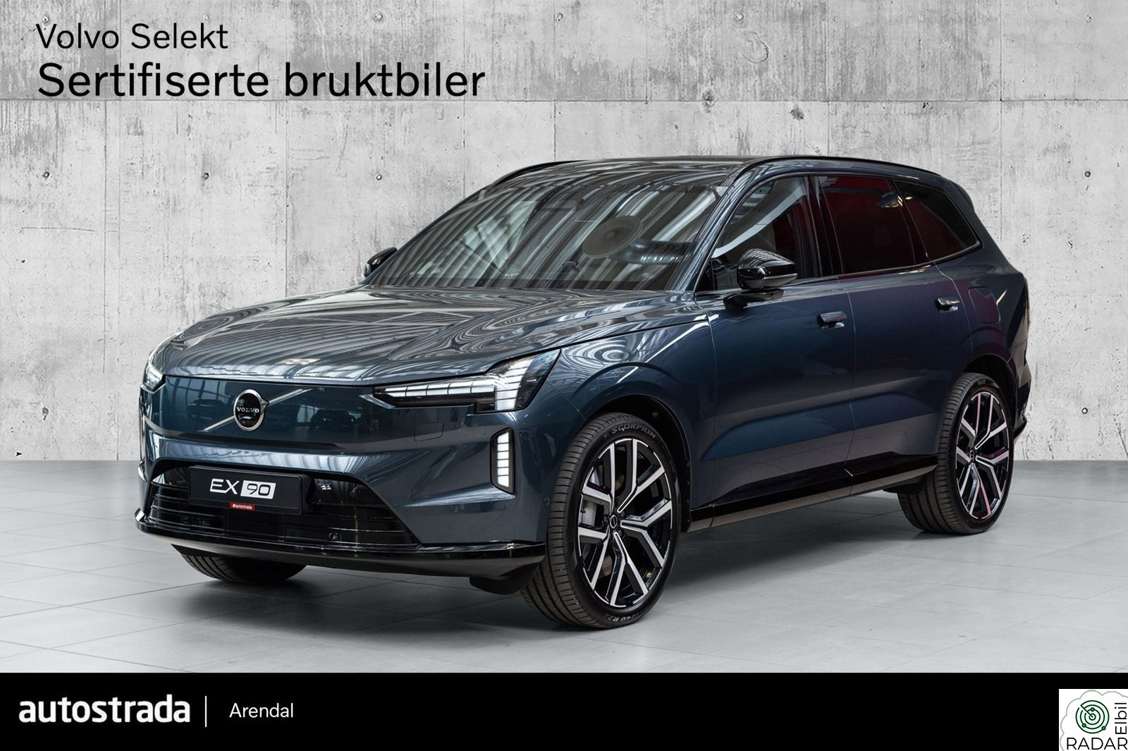 VOLVO EX90 Twin Performance | Krok | B&W | Luft | Massasje | 360