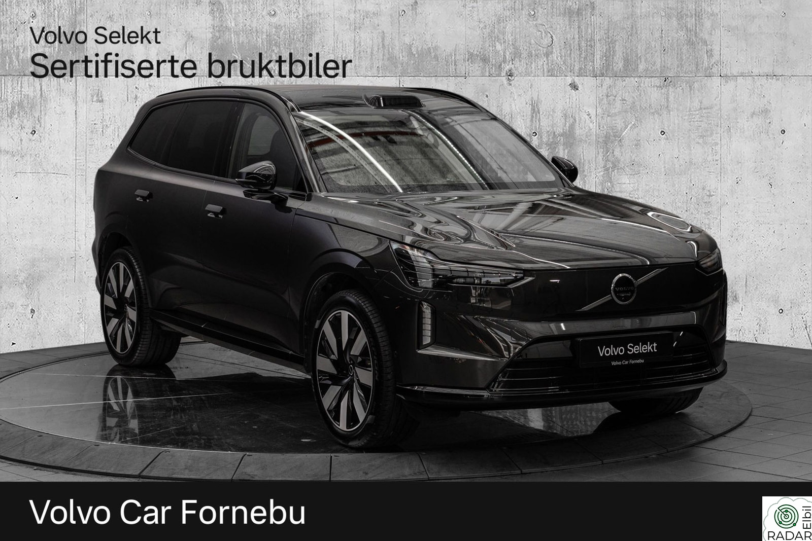 VOLVO EX90 TM Performance Ultra - PixelLED Luftfjæring B&W