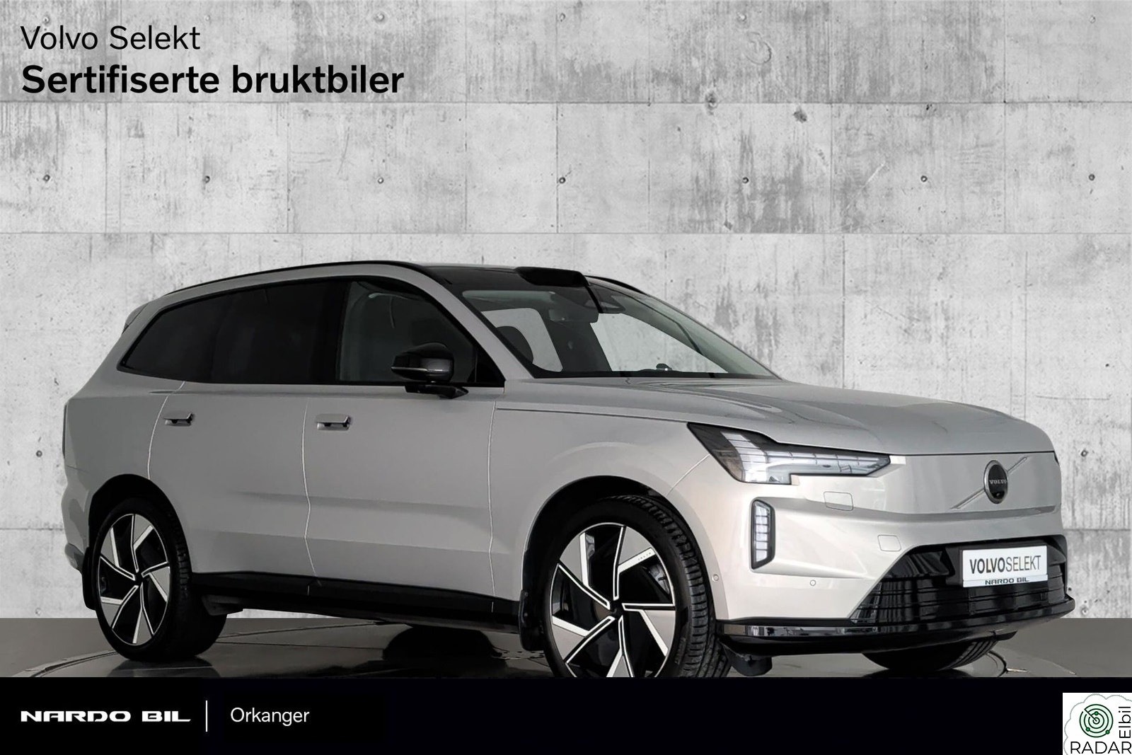 VOLVO EX90 PERFORMANCE -AWD -517 Hk. - B&W - LUFT - 22" - H.FESTE