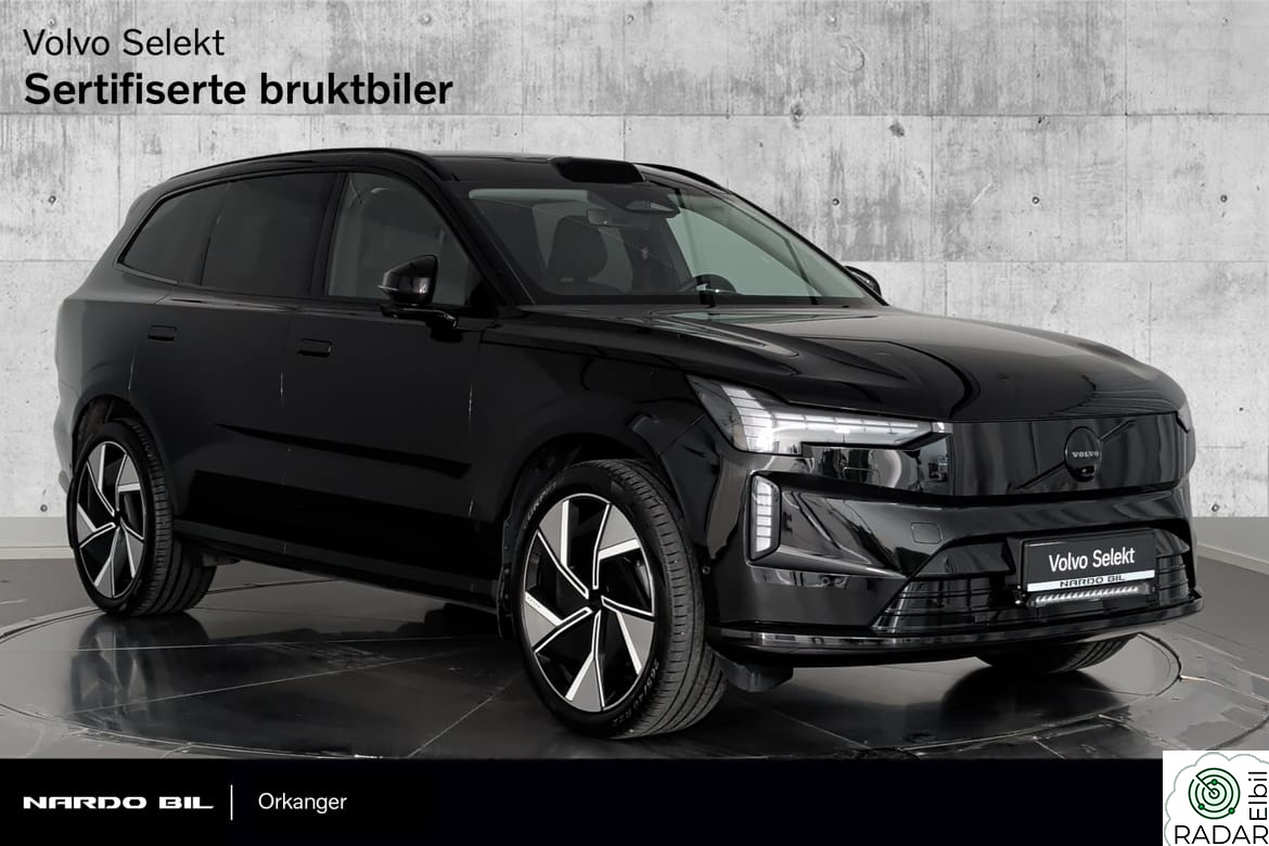 VOLVO EX90 PERFORMANCE -AWD -517 Hk. - B&W - LUFT - 22" - H.FESTE