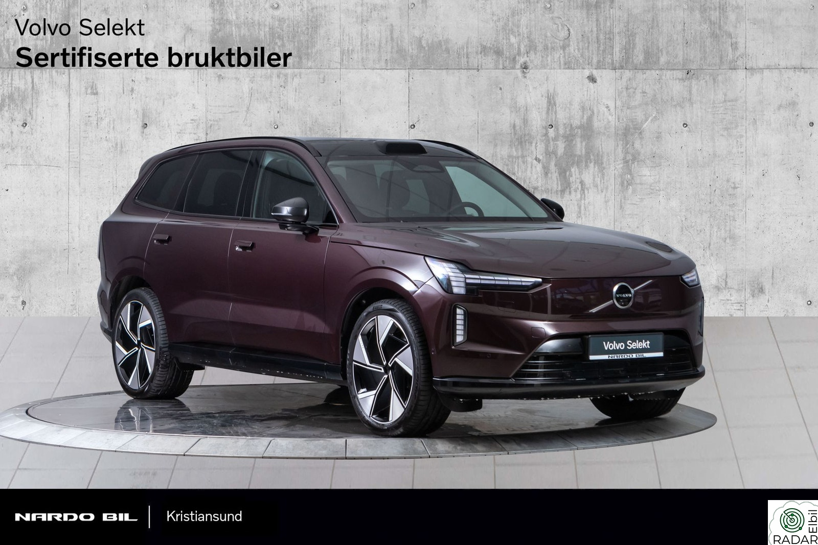 VOLVO EX90 Ultra | Luft.fj | Massasje | Krok | Pixel lys