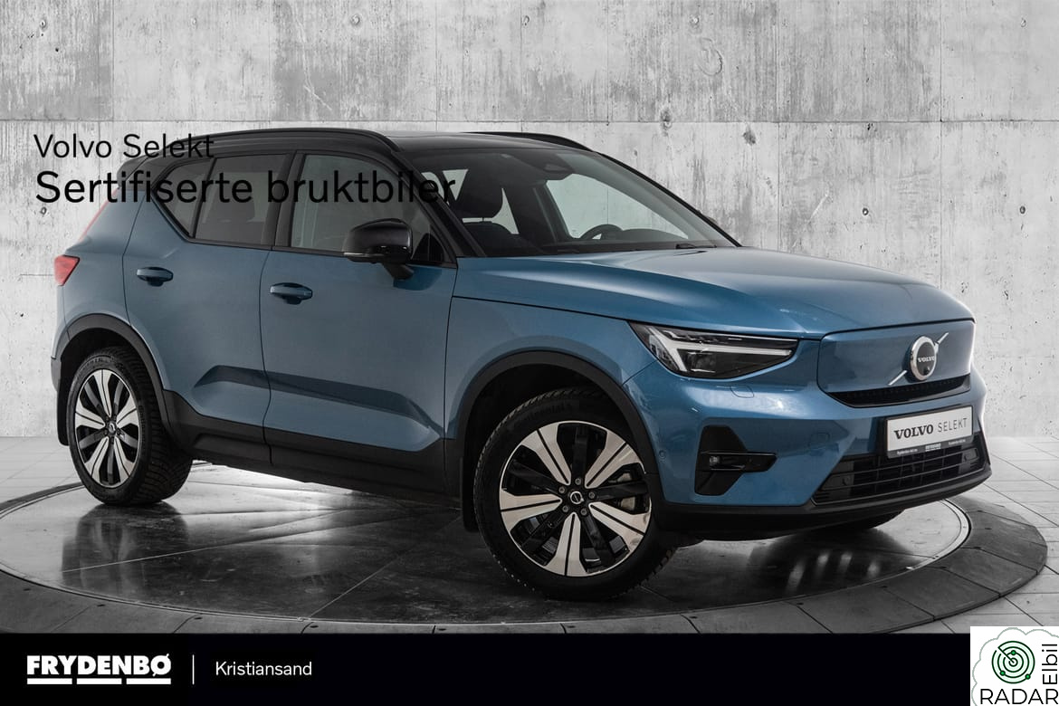 VOLVO XC40 Recharge Twin Ultimate KROK|19"|PANO|360|H&K|8år*