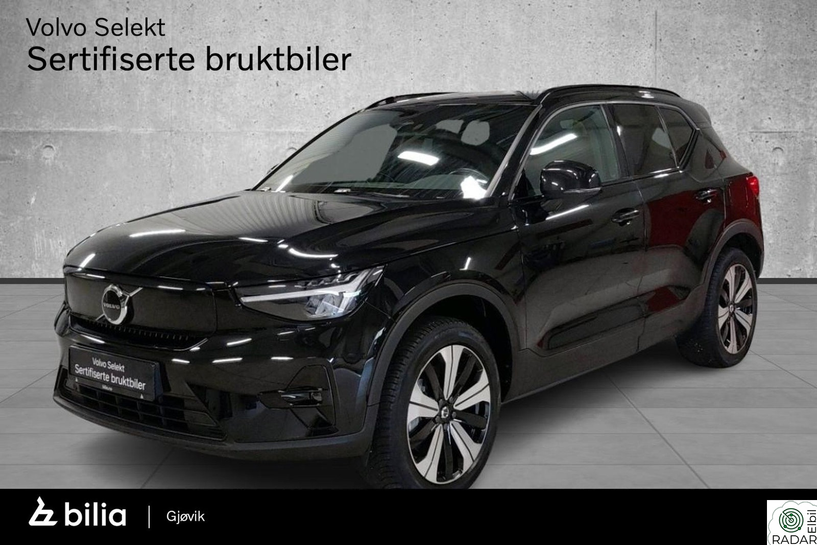 VOLVO XC40 Recharge 4x4 Twin Plus, Semielektrisk henger feste ++