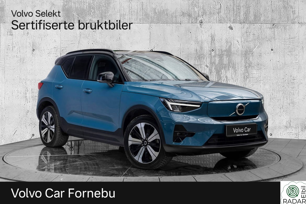 VOLVO XC40 El. Twin Plus 408Hk. Velholdt!