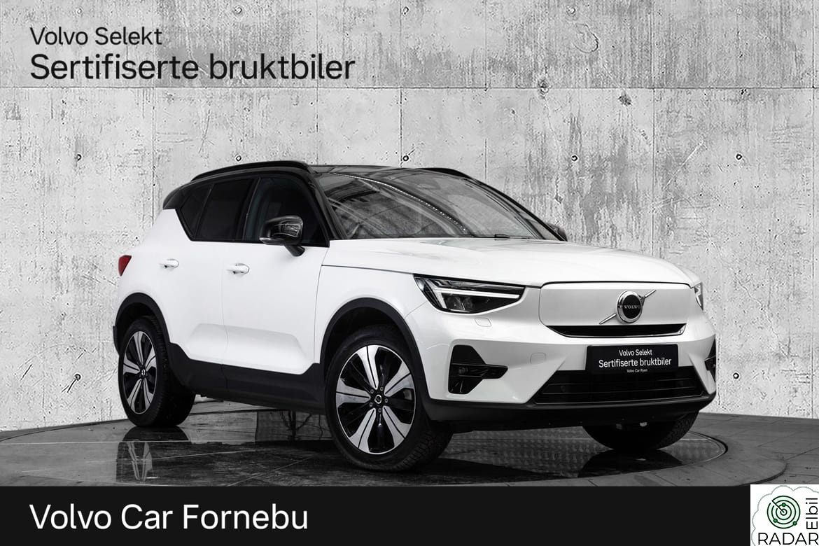 VOLVO XC40 El. Twin Motor Plus 408Hk. Hengerfeste Varmepumpe