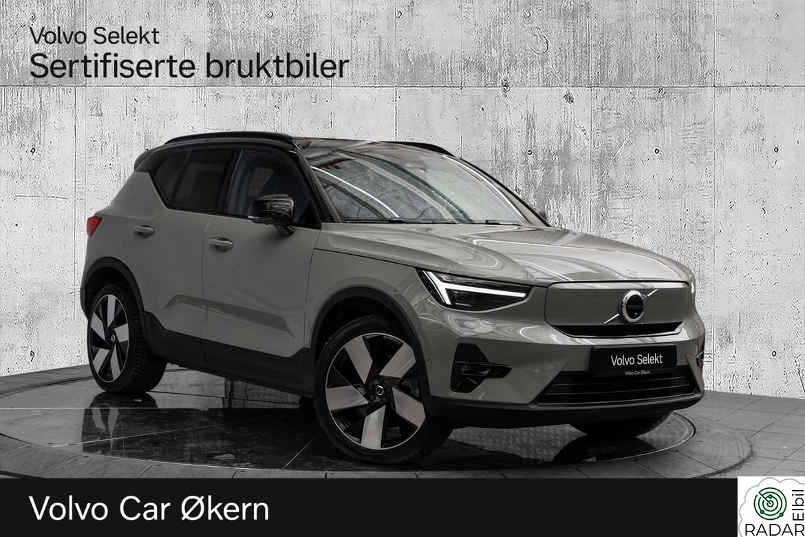 VOLVO XC40 El. Twin Ultimate 408Hk. Topputstyrt!