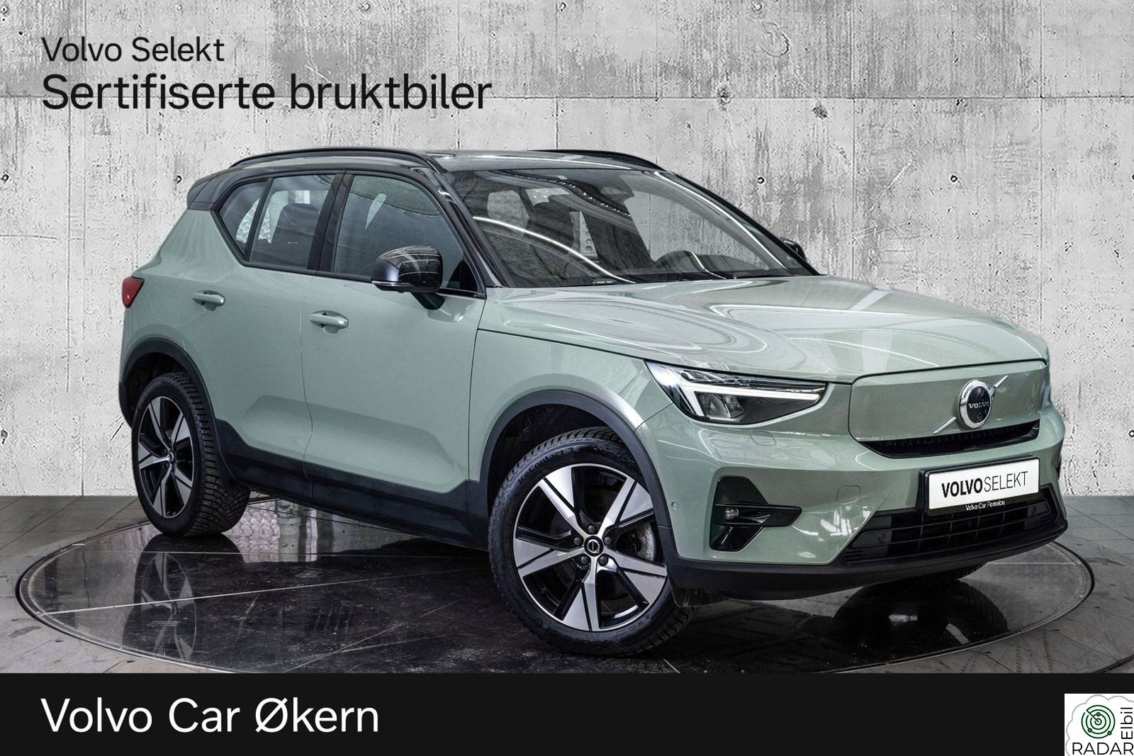 VOLVO XC40 El. Twin Ultimate 408Hk. Velutstyrt!