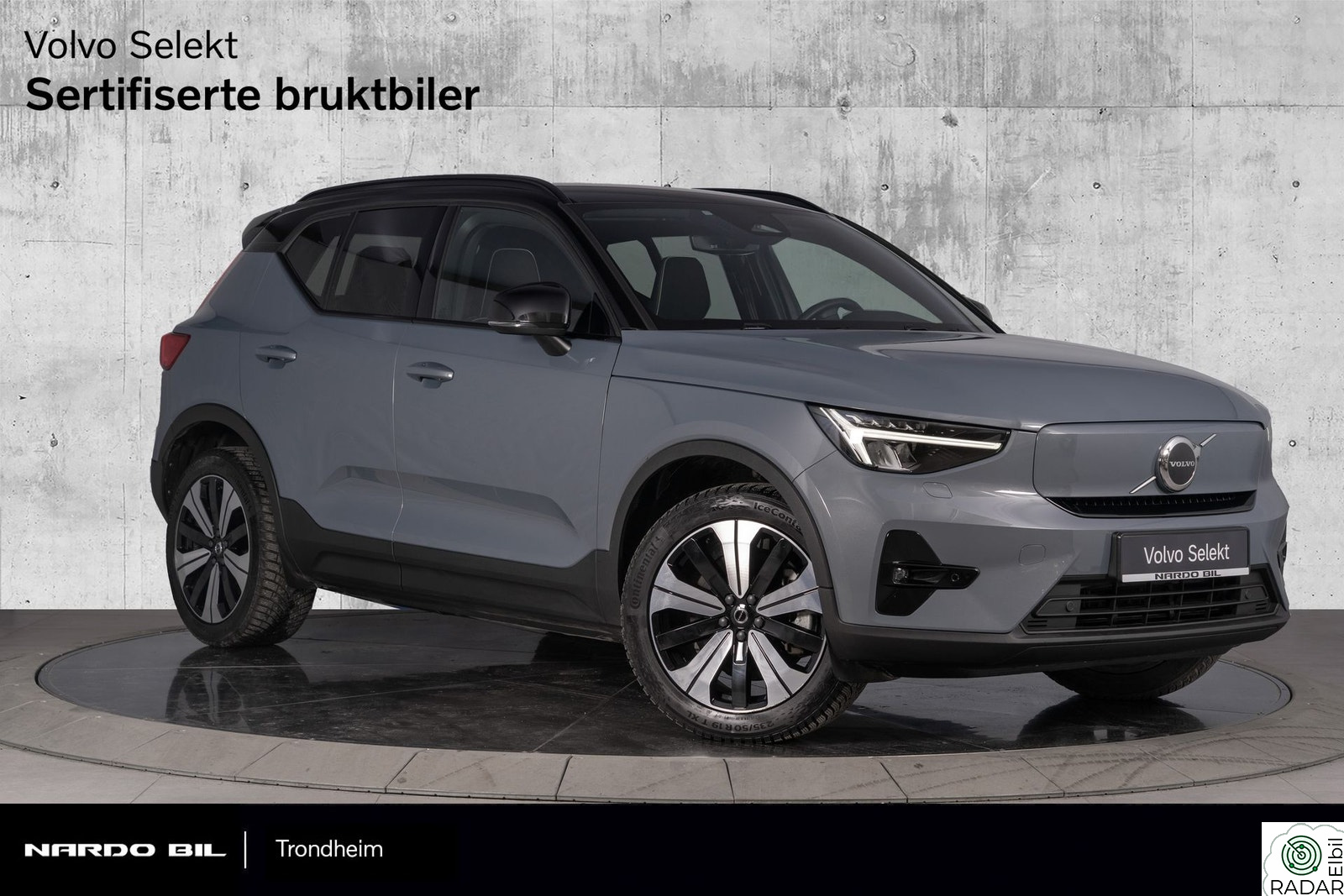 VOLVO XC40 Plus 231 hk. Krok/Varmepumpe/VOC/Adaptiv CC