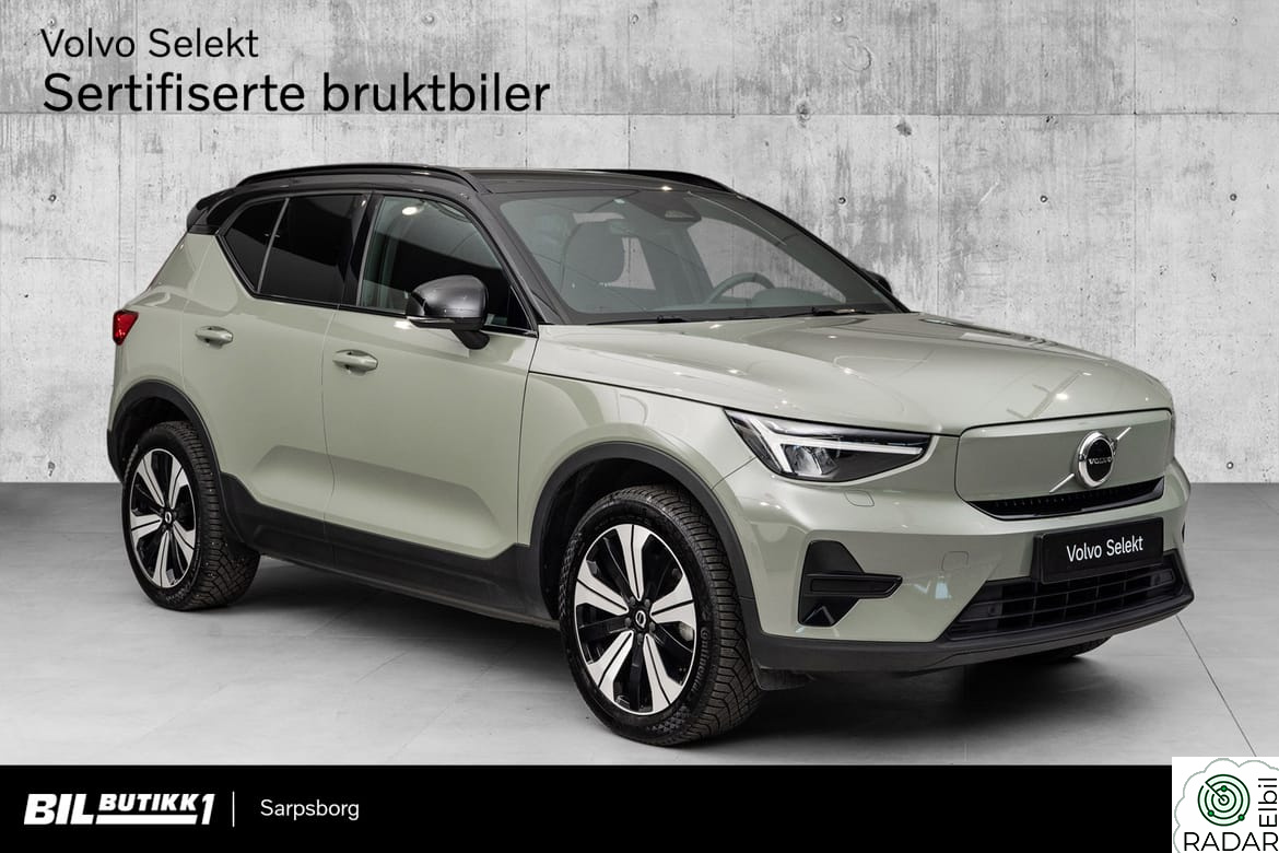 VOLVO XC40 Recharge Single Motor - Ryggekamera/Tonede ruter/VOC