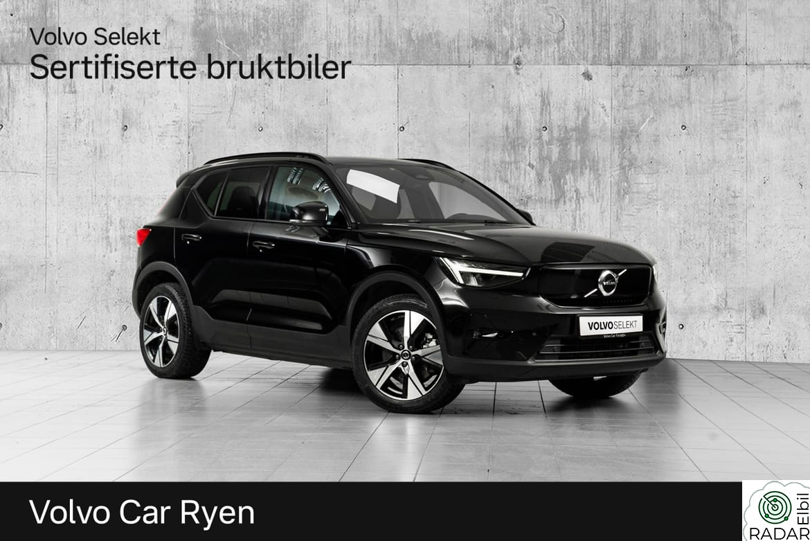 VOLVO XC40 El. Single Motor Plus 231Hk. Velutstyrt!
